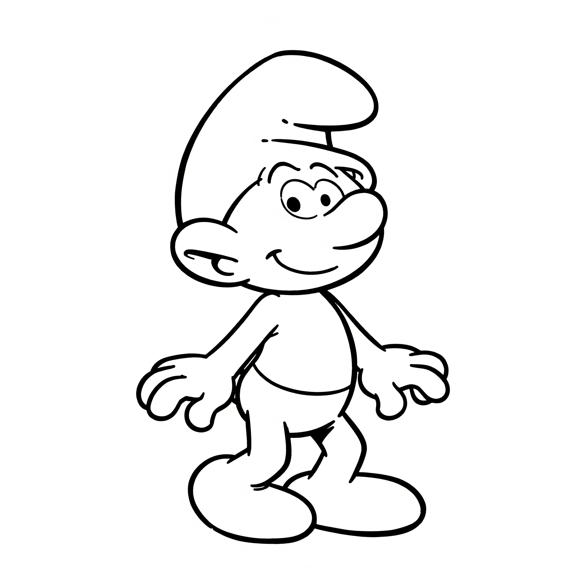 Smurf Coloring Pages 20 free Smurf coloring pages pdf