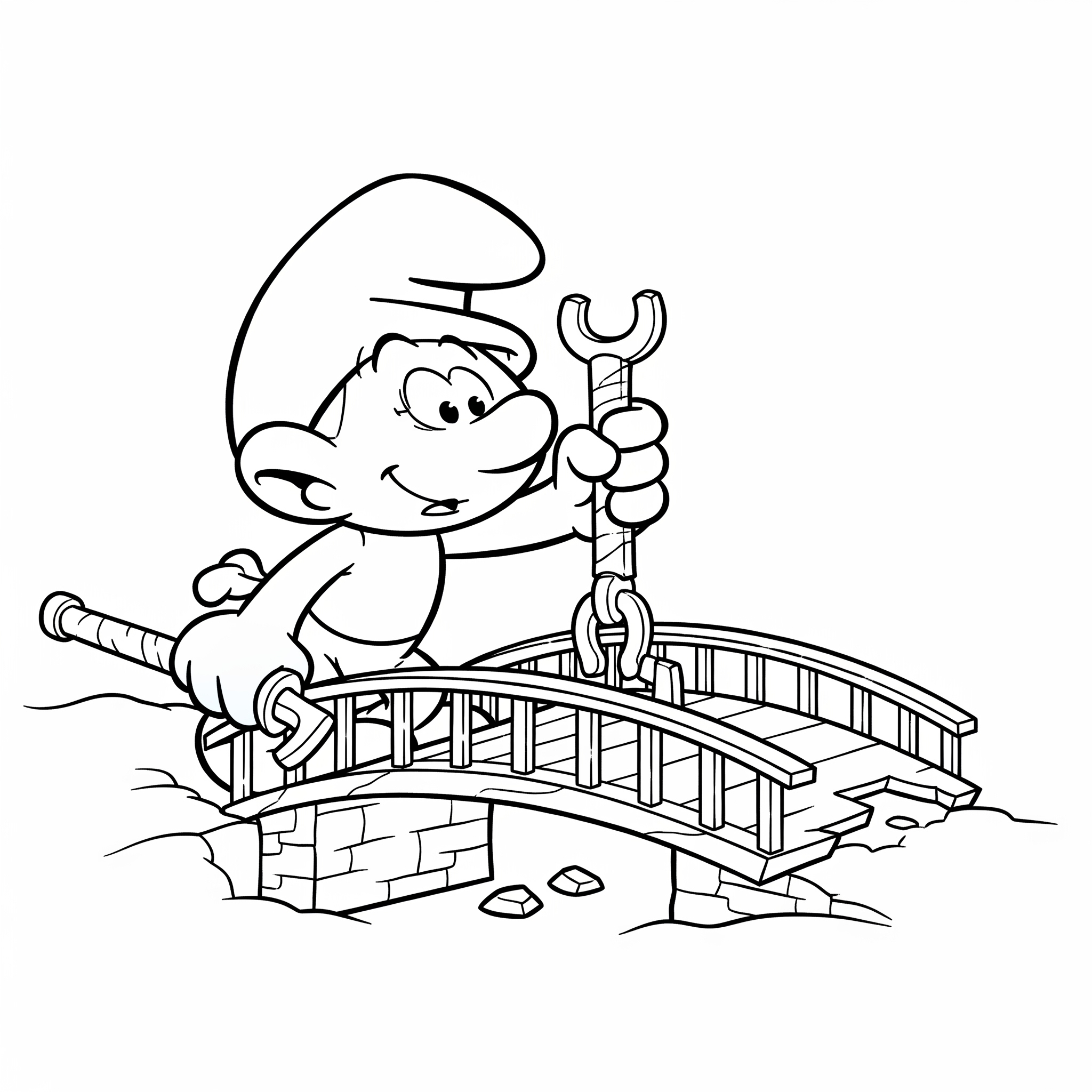 Smurf Coloring Pages 5 coloring pages for Smurf