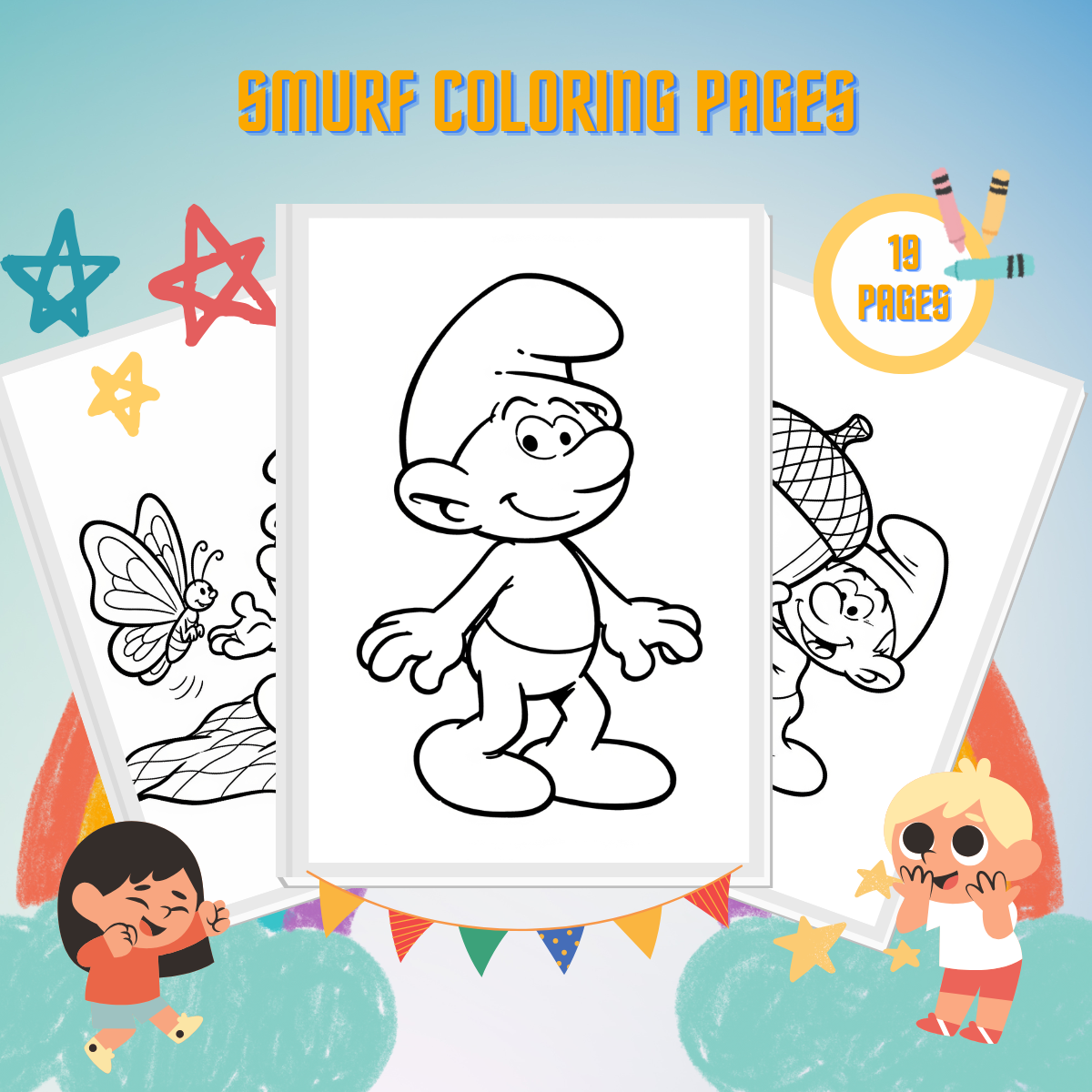 Smurf Coloring Pages thumbnail