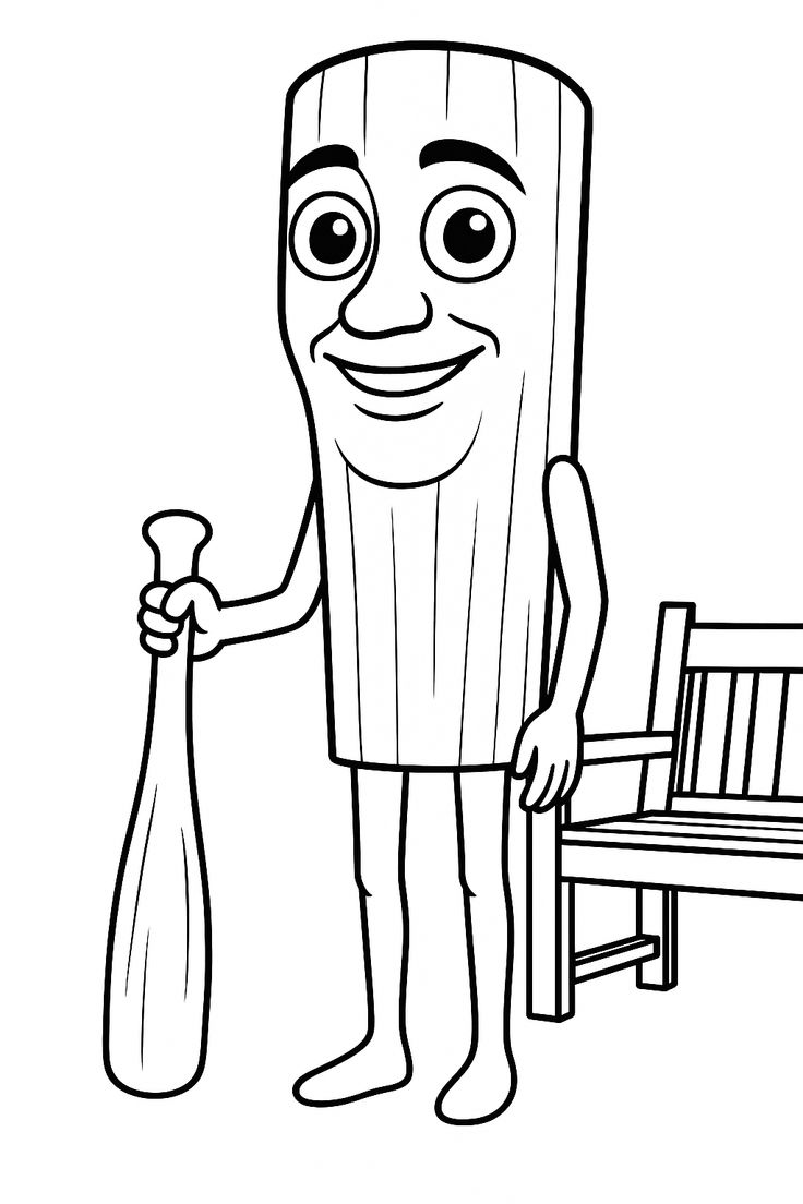 Tung Tung Tung Sahur Coloring Pages 10 coloring pages for Tung Tung Tung Sahur