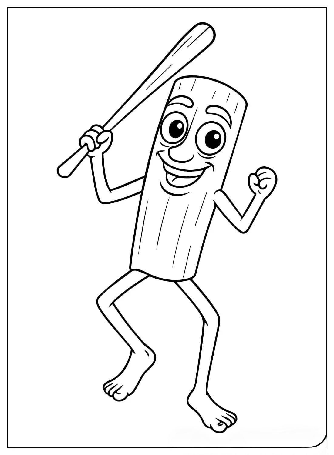 Tung Tung Tung Sahur Coloring Pages 2 printable Tung Tung Tung Sahur coloring pages for adults