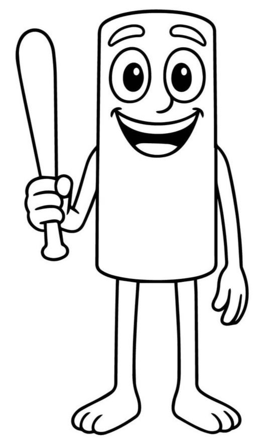 Tung Tung Tung Sahur Coloring Pages 5 coloring pages Tung Tung Tung Sahur