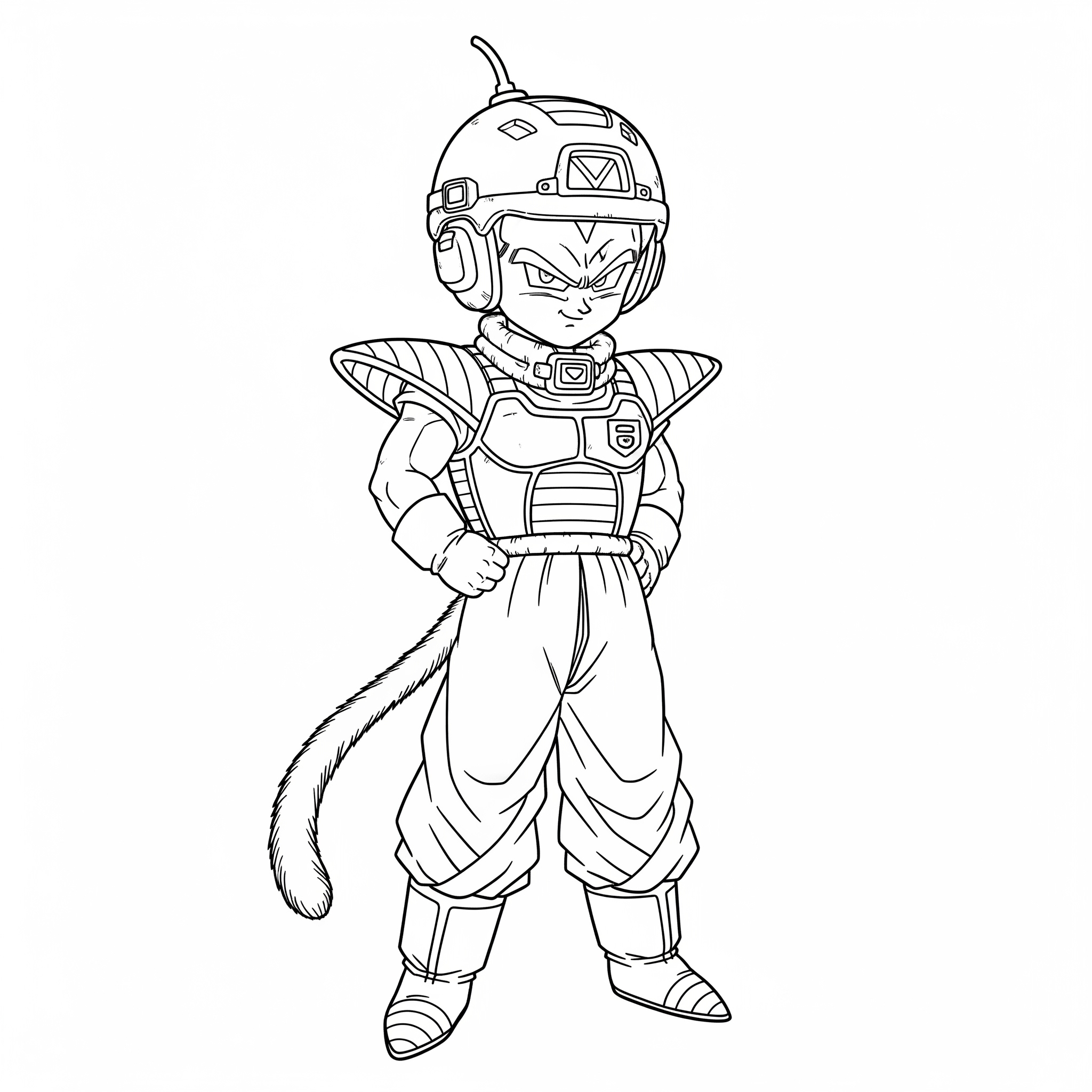 Vegeta Coloring Pages 12 free printable Vegeta coloring pages for adults 1
