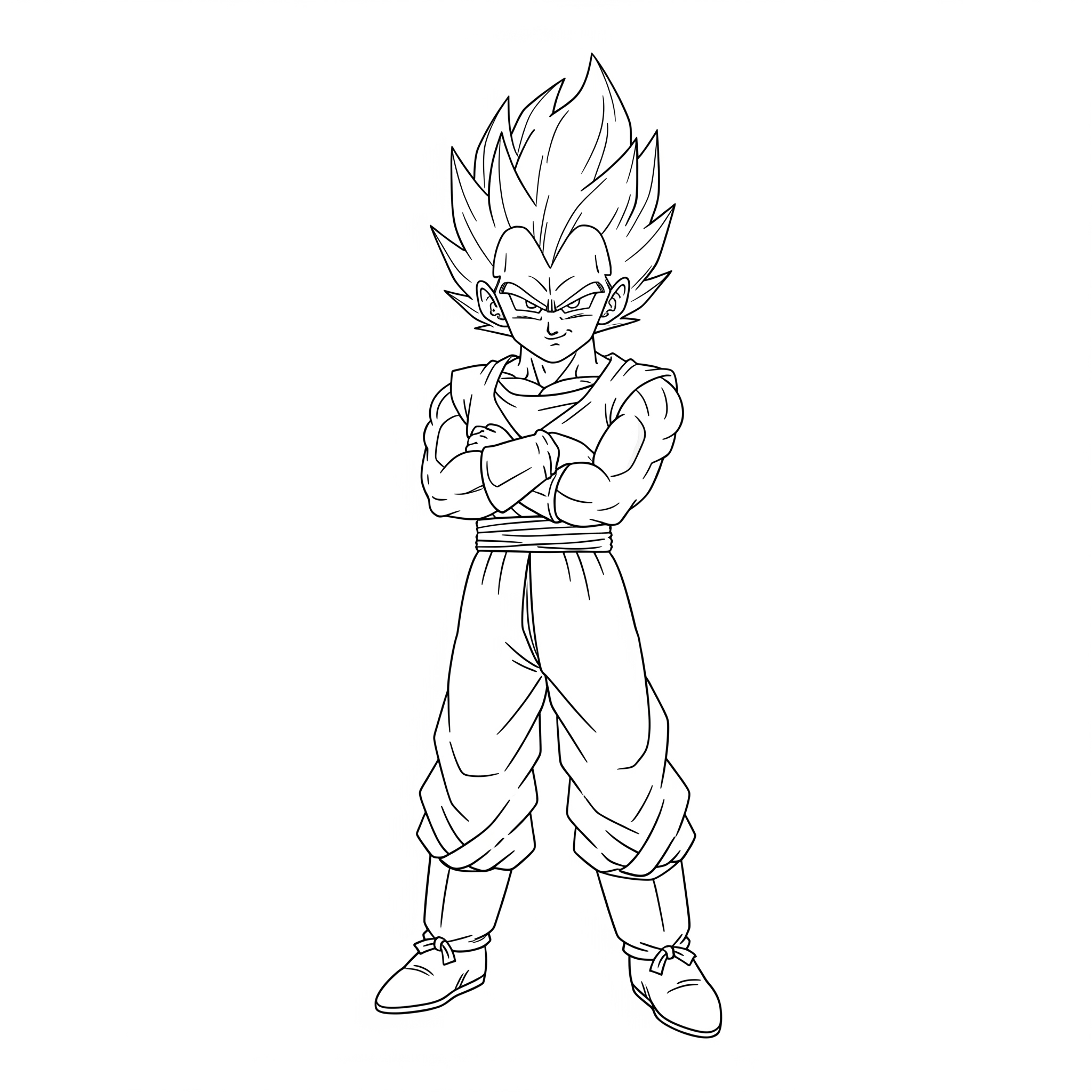 Vegeta Coloring Pages 13 detailed Vegeta coloring pages for adults