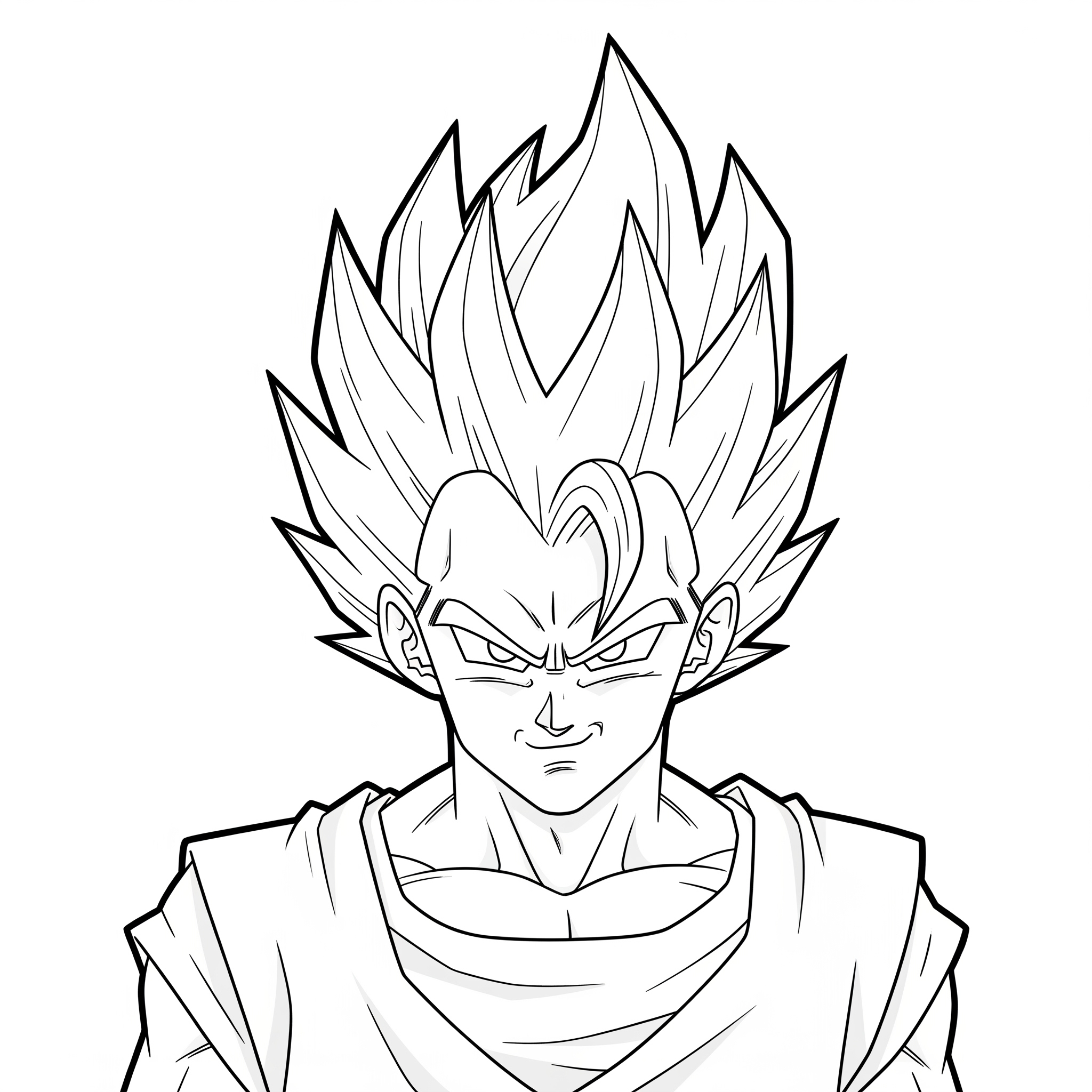 Vegeta Coloring Pages 16 Vegeta adult coloring pages 1