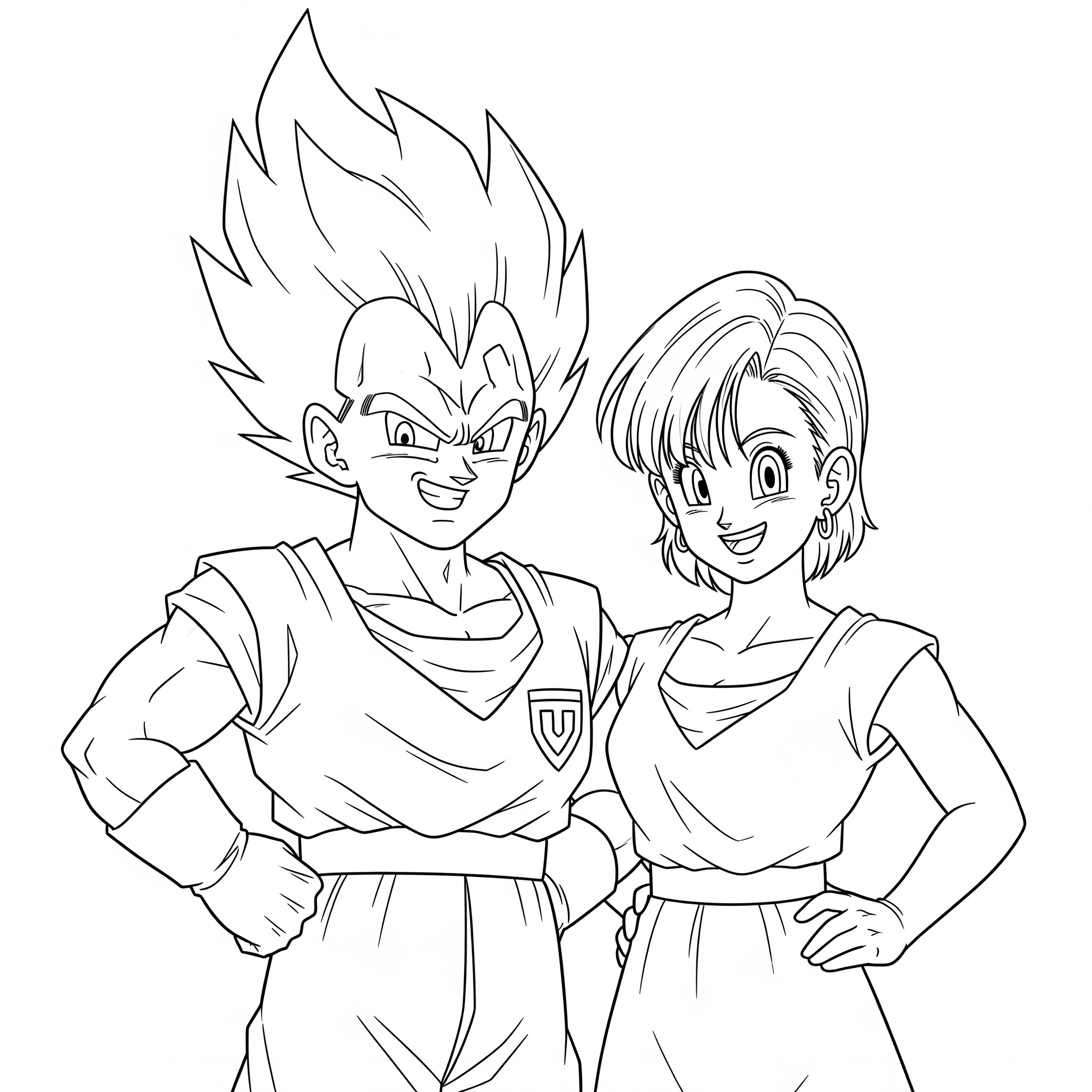 Vegeta Coloring Pages 18 Vegeta coloring pages for kids