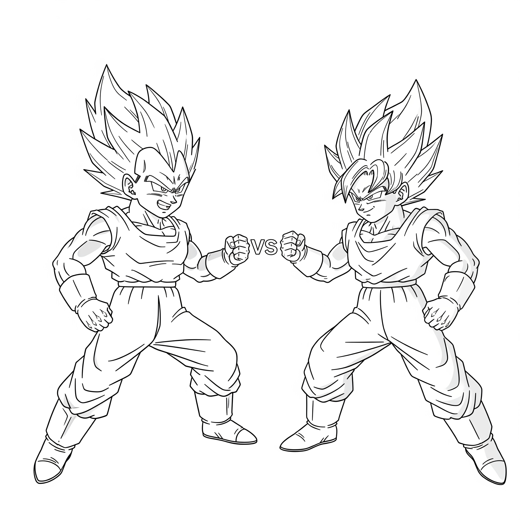 Vegeta Coloring Pages 20 Vegeta coloring pages easy