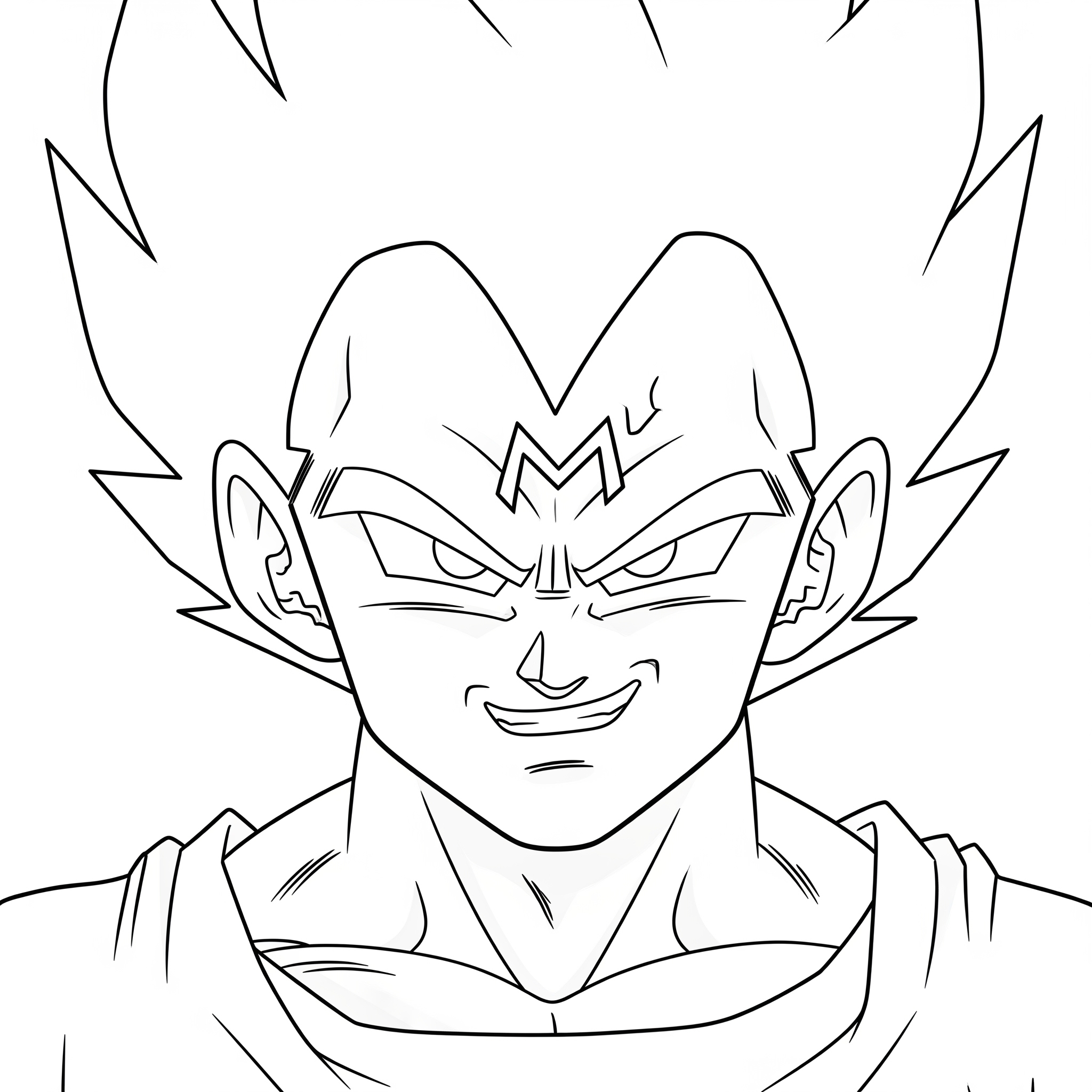 Vegeta Coloring Pages 21 free coloring pages Vegeta