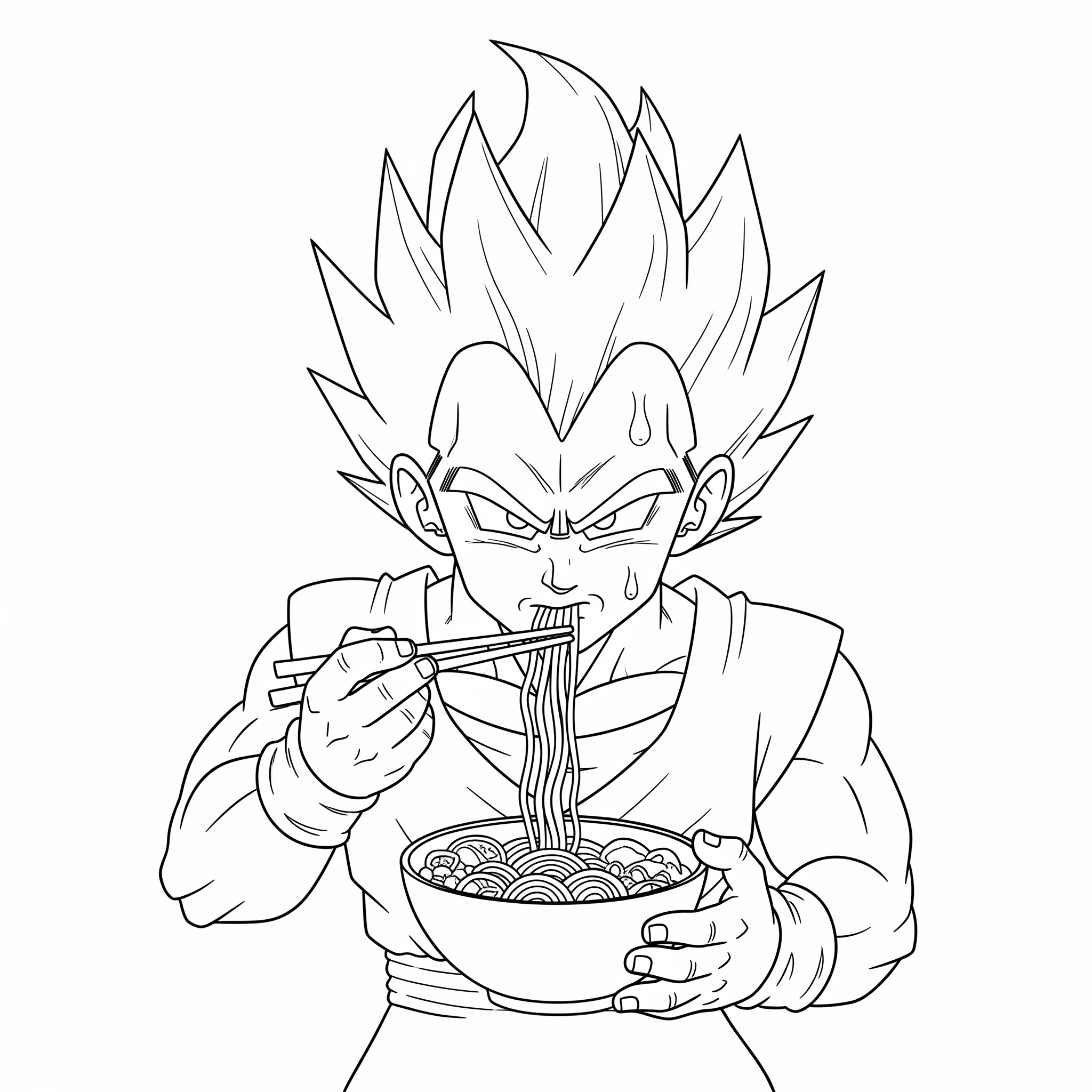 Vegeta Coloring Pages 6 merry Vegeta coloring pages