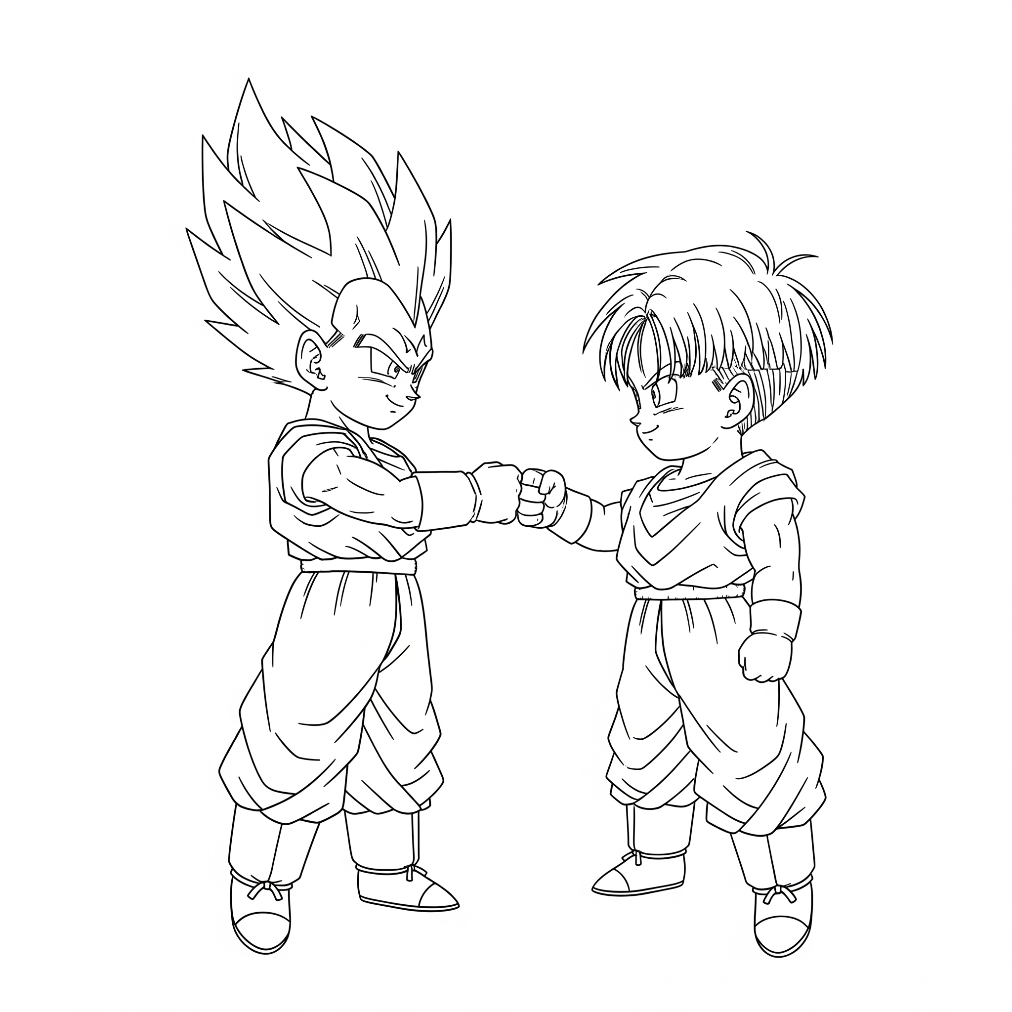 Vegeta Coloring Pages 8 preschool Vegeta coloring pages