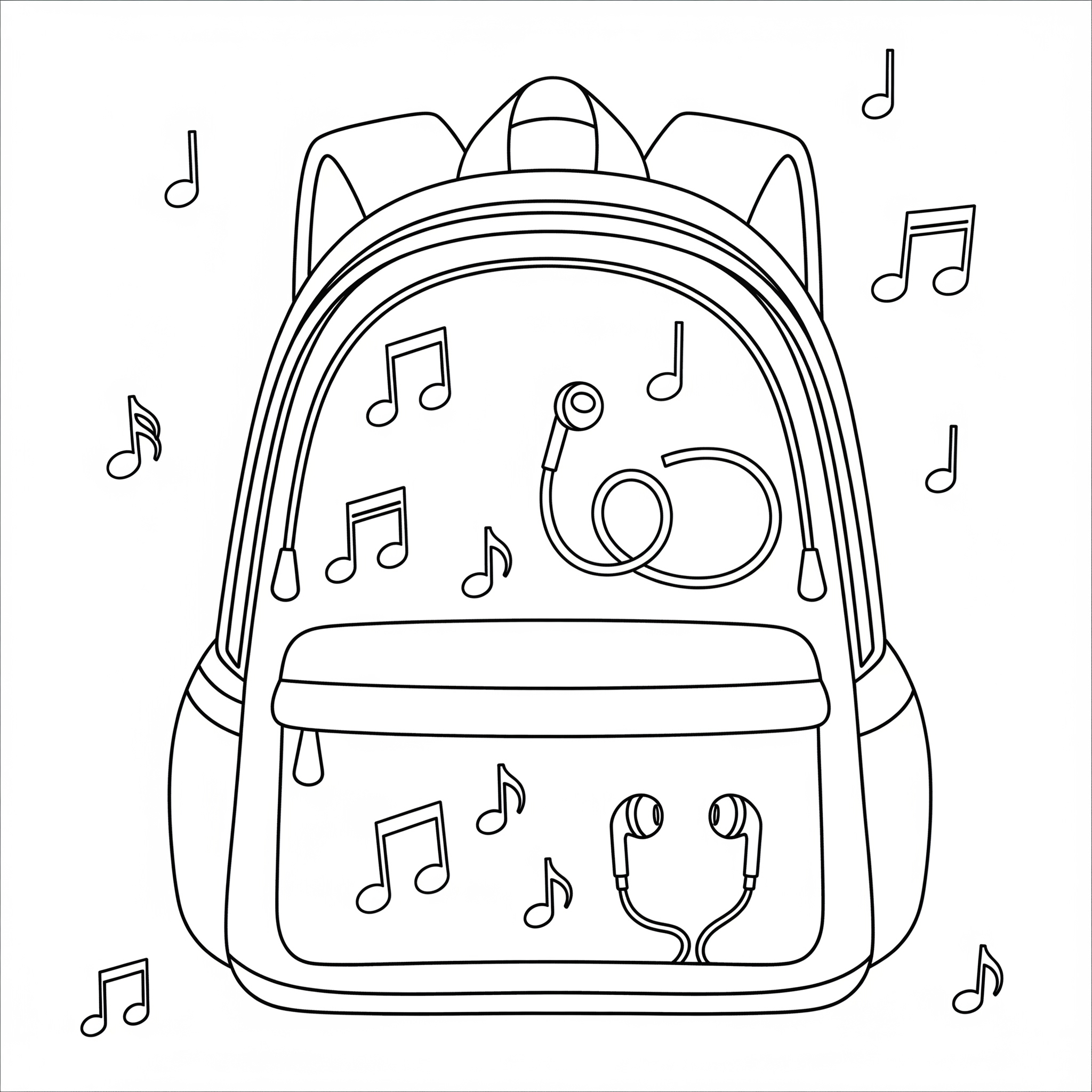 Backpack Coloring Pages 14 old-fashioned Backpack coloring pages