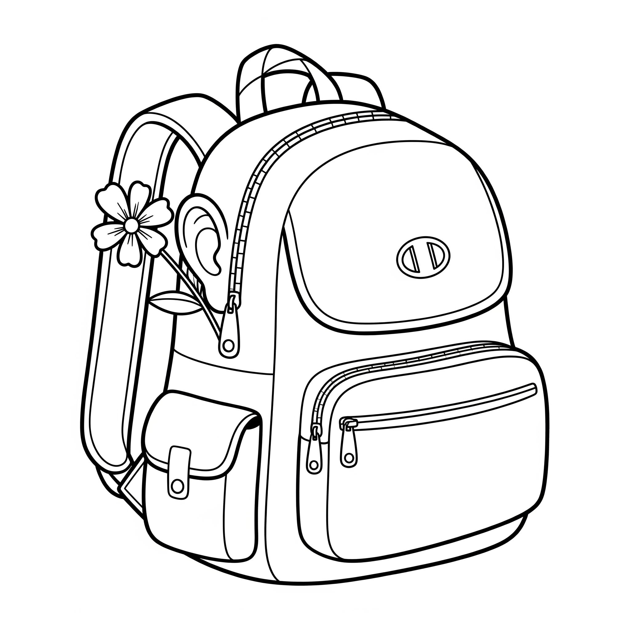 Backpack Coloring Pages 17 detailed Backpack coloring pages