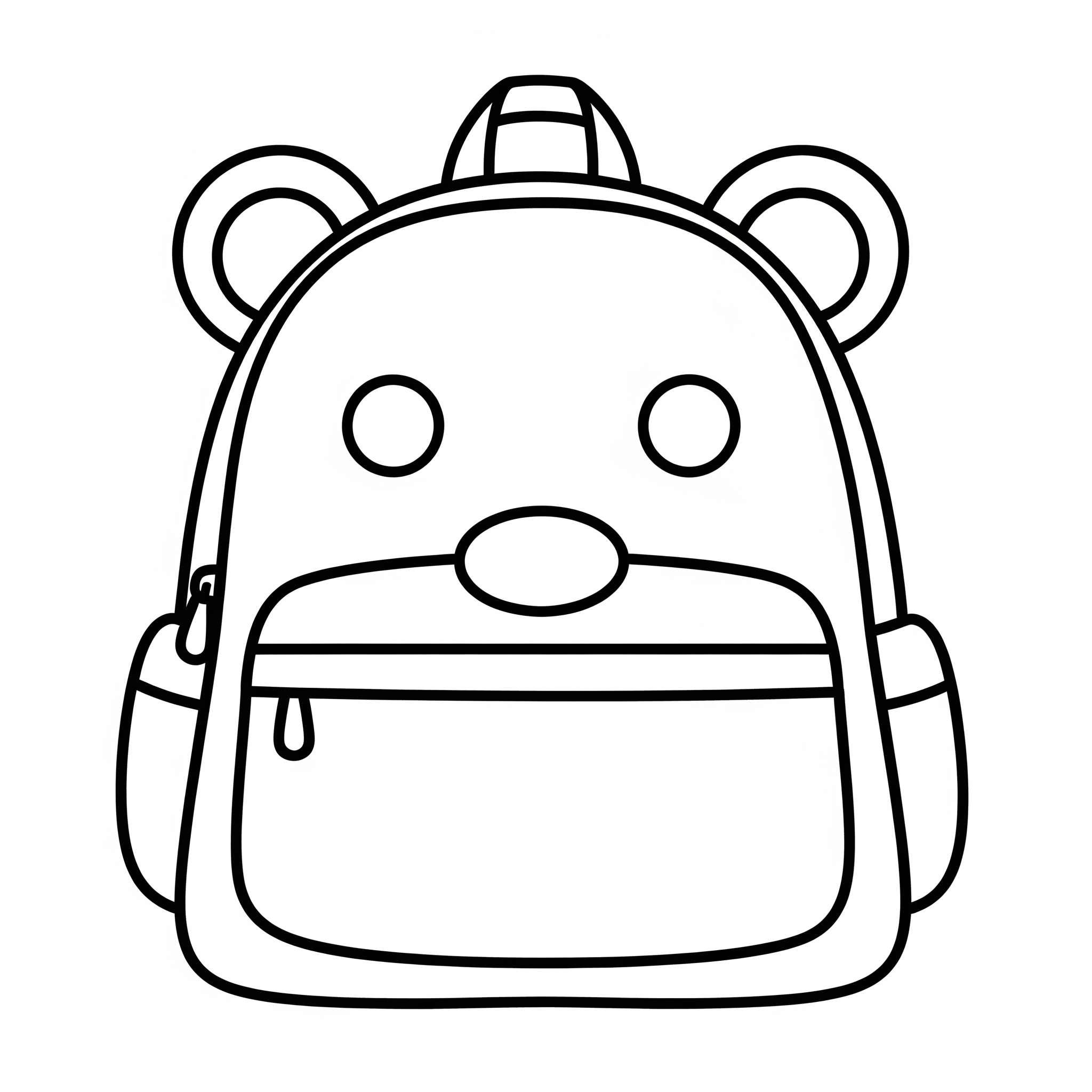 Backpack Coloring Pages 18 old-fashioned Backpack coloring pages 1