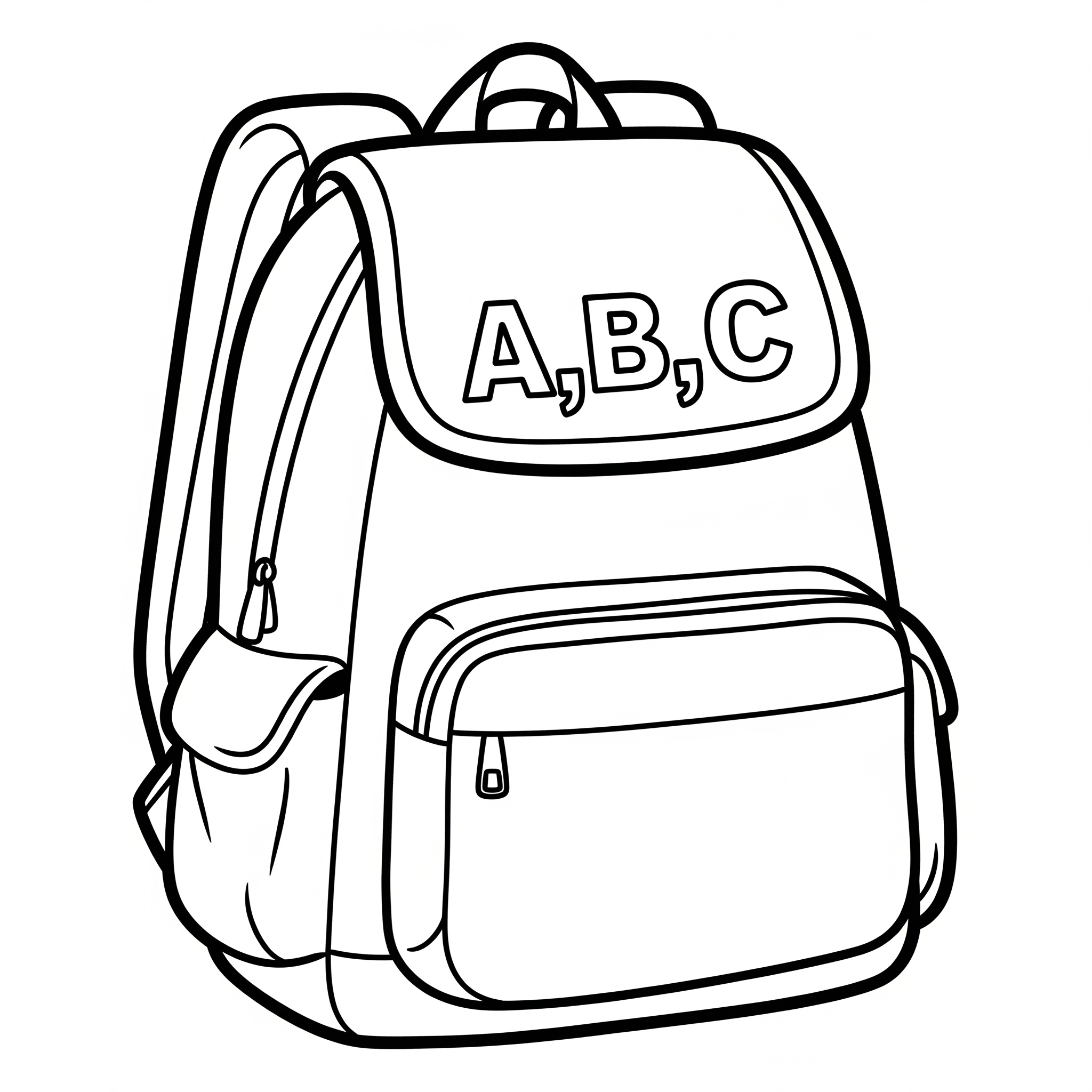 Backpack Coloring Pages 20 hard Backpack coloring pages