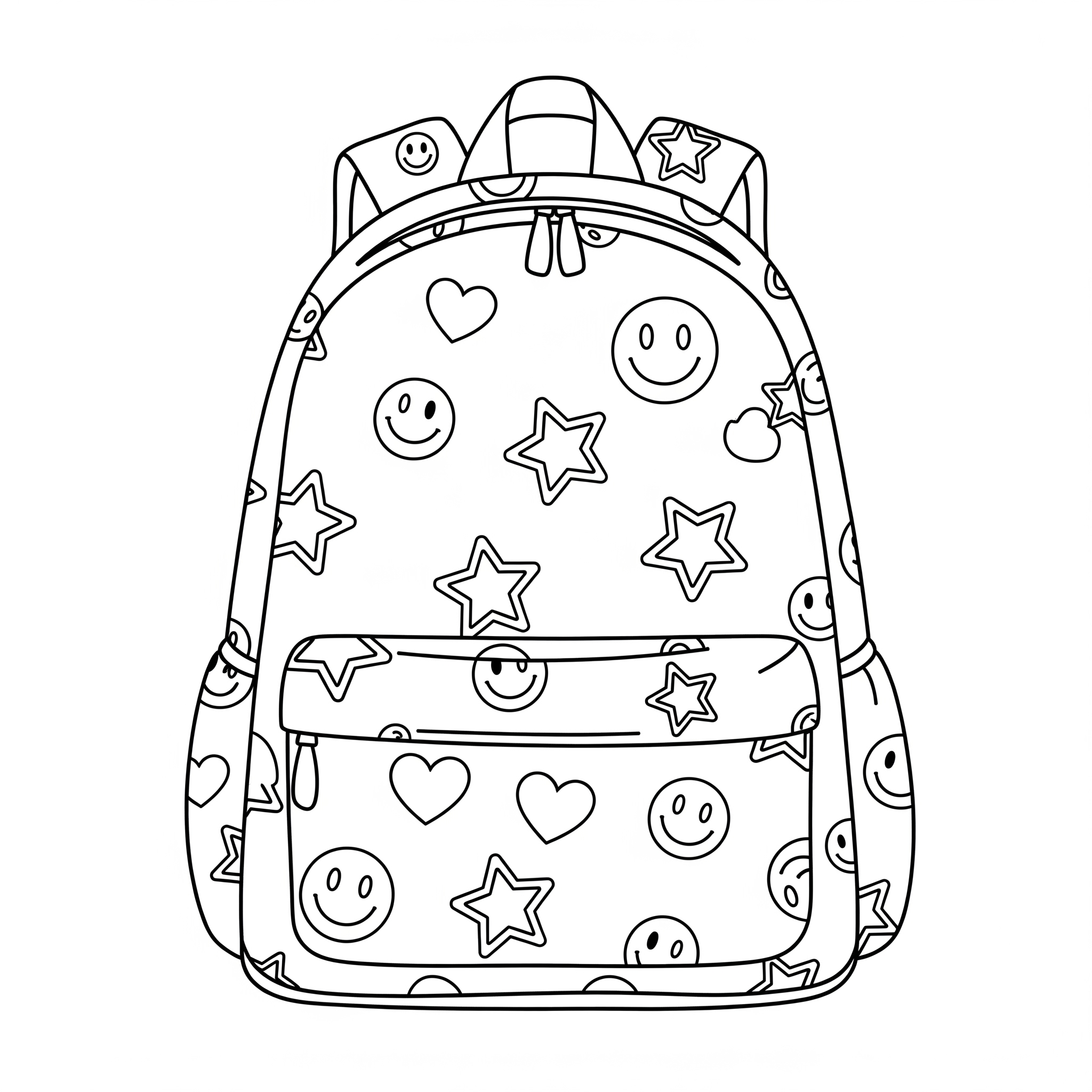 Backpack Coloring Pages 24 grinch cute Backpack coloring pages