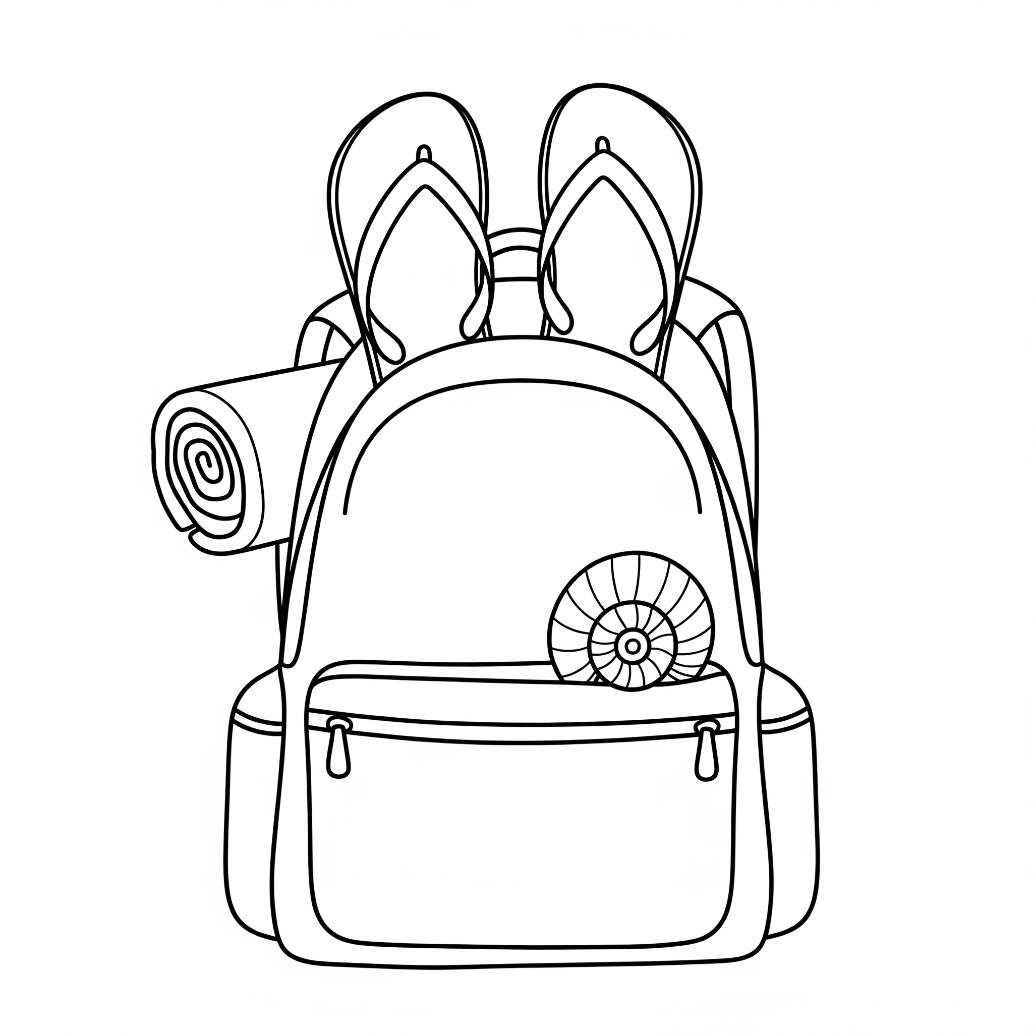 Backpack Coloring Pages 6 kids Backpack coloring pages