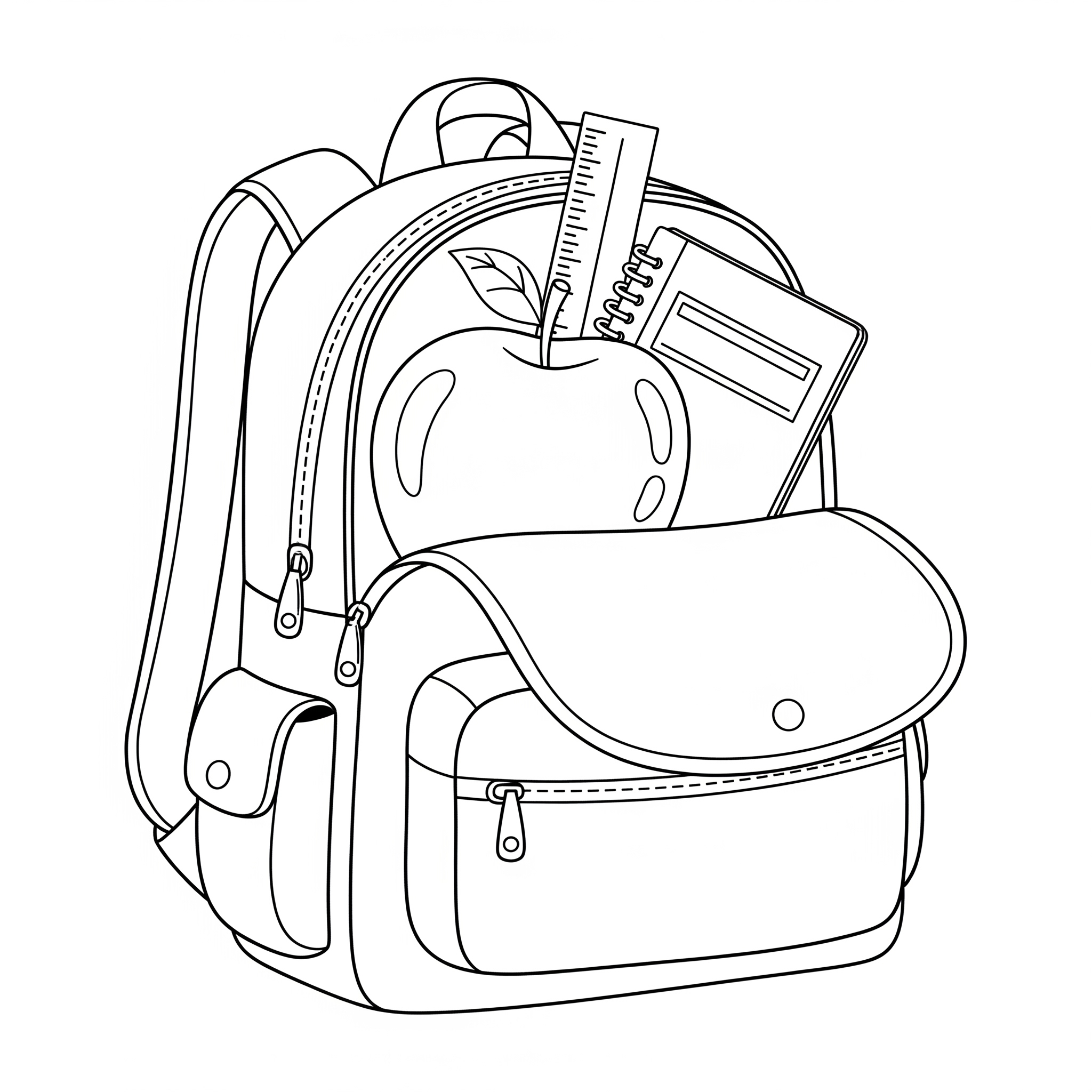 Backpack Coloring Pages 10 coloring Backpack pages
