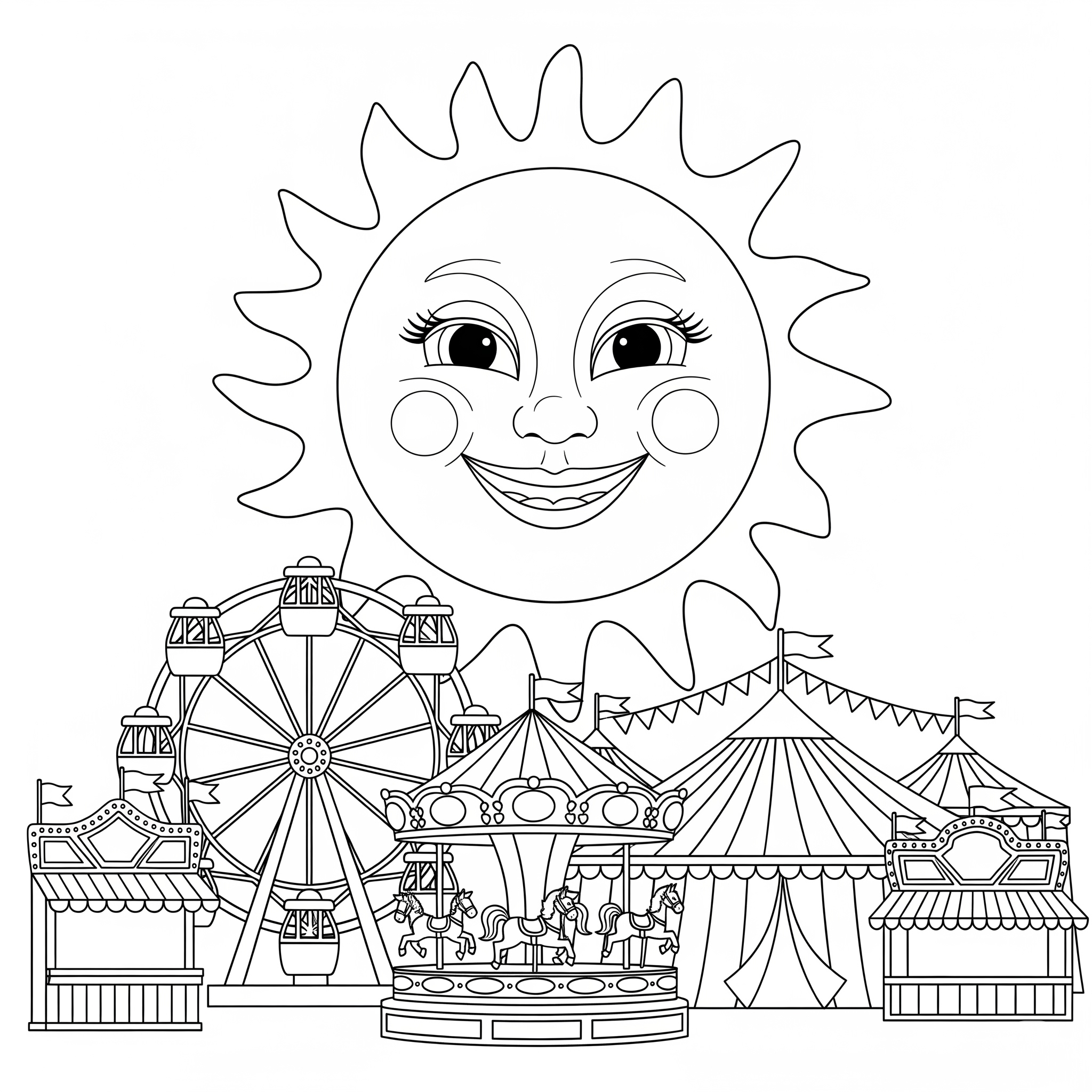 Carnival Coloring Pages 11 printable coloring pages Carnival