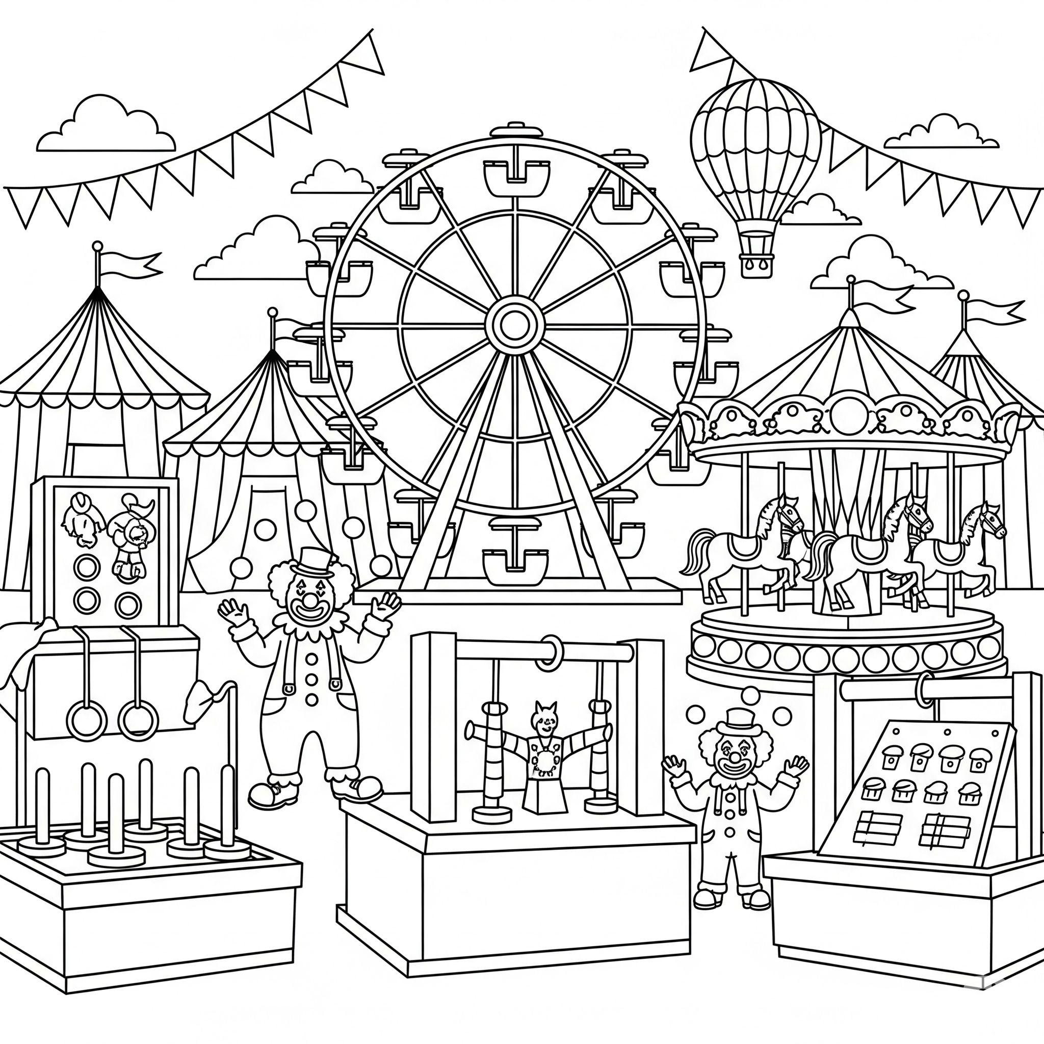 Carnival Coloring Pages 20 Carnival free coloring pages 1