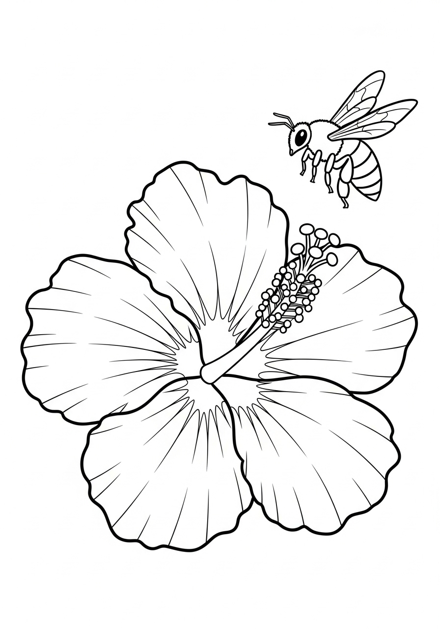 Hibiscus Coloring Pages 11 free printable coloring pages Hibiscus