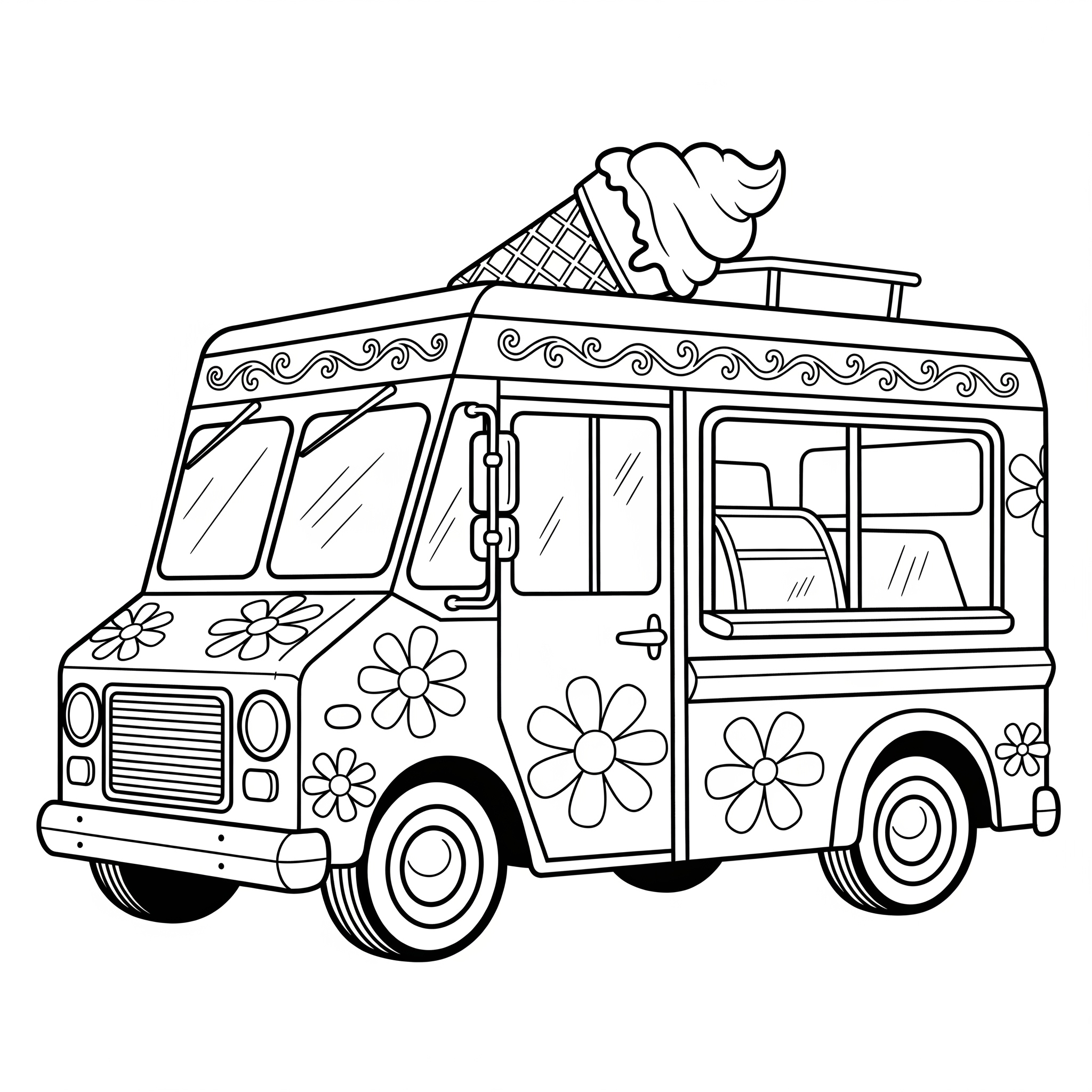 Ice Cream Truck Coloring Pages 18 coloring pages Ice Cream Truck