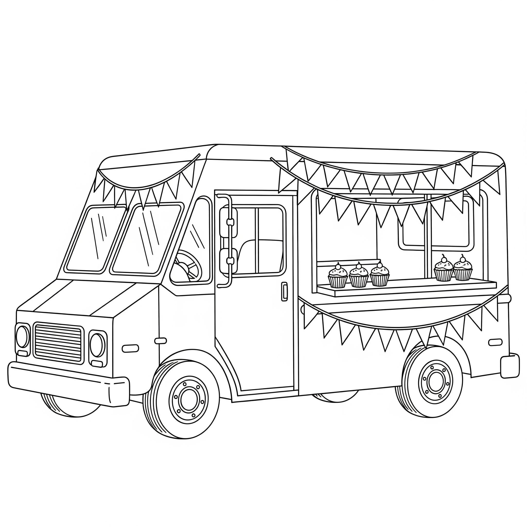 Ice Cream Truck Coloring Pages 9 coloring pages printable Ice Cream Truck