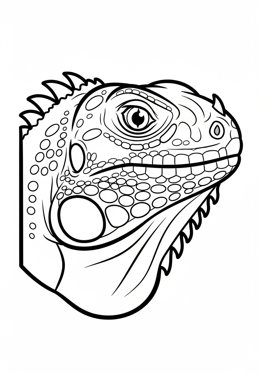 Iguana Coloring Pages 20 Iguana coloring pages printable