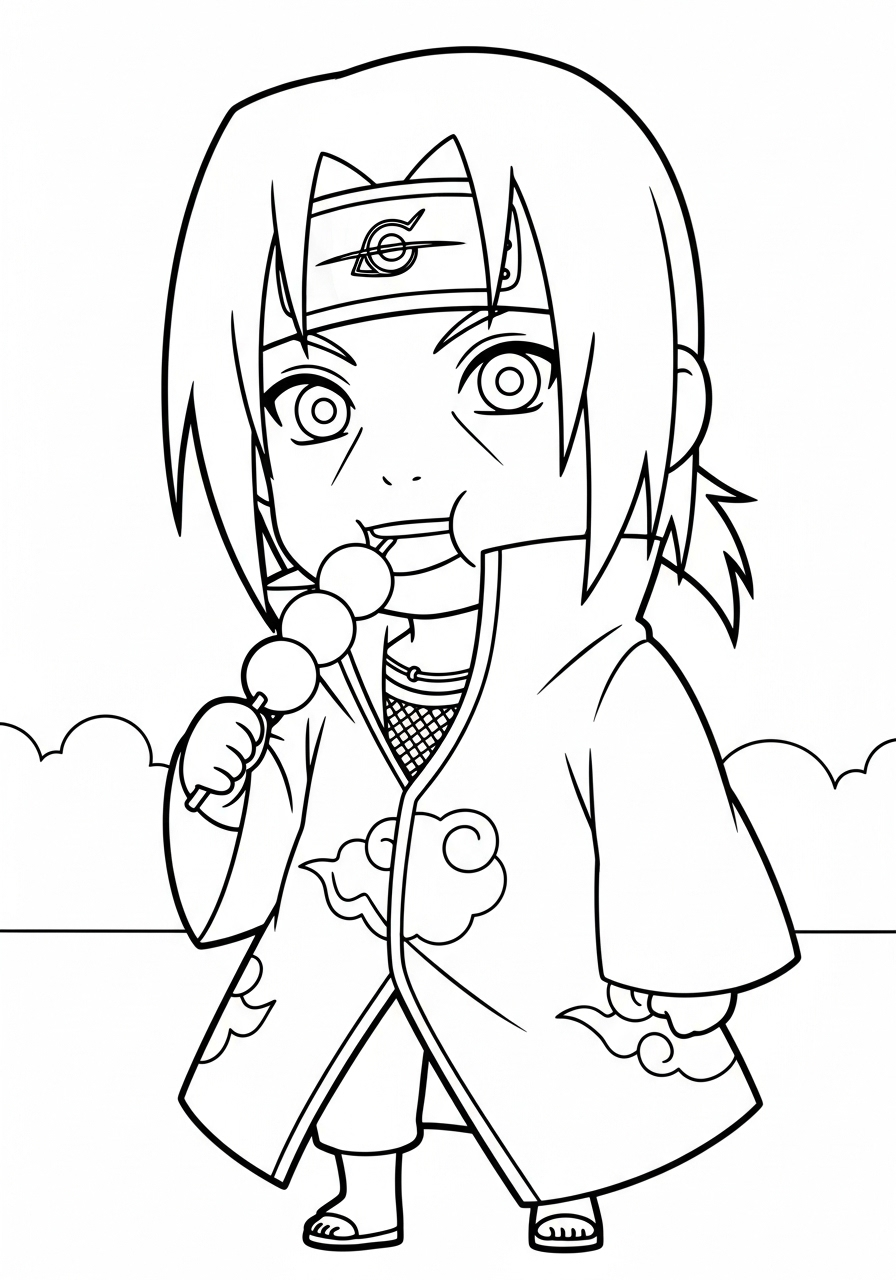 Itachi Uchiha Coloring Pages 15 free Itachi Uchiha coloring pages pdf