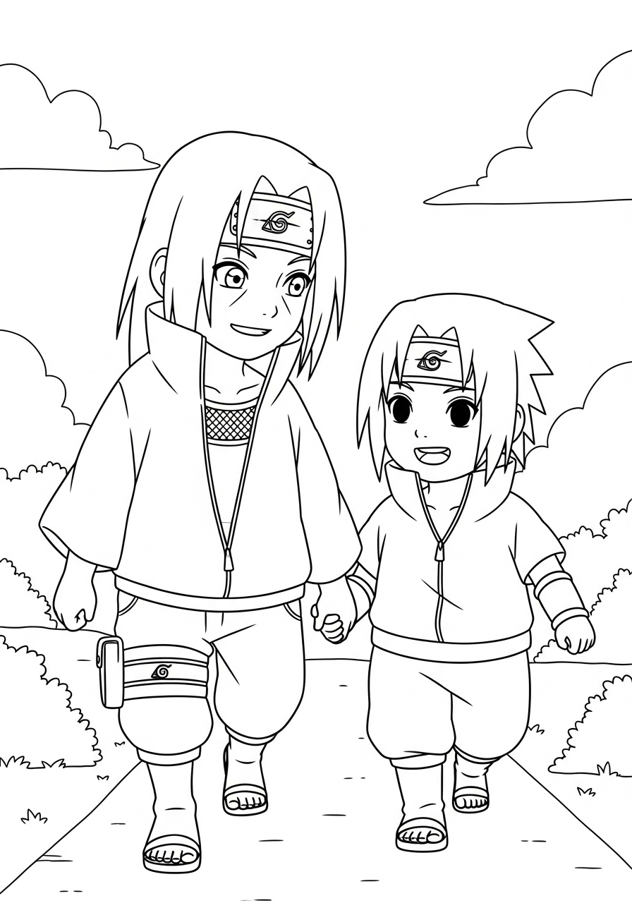 Itachi Uchiha Coloring Pages 10 Itachi Uchiha coloring pages for adults pdf