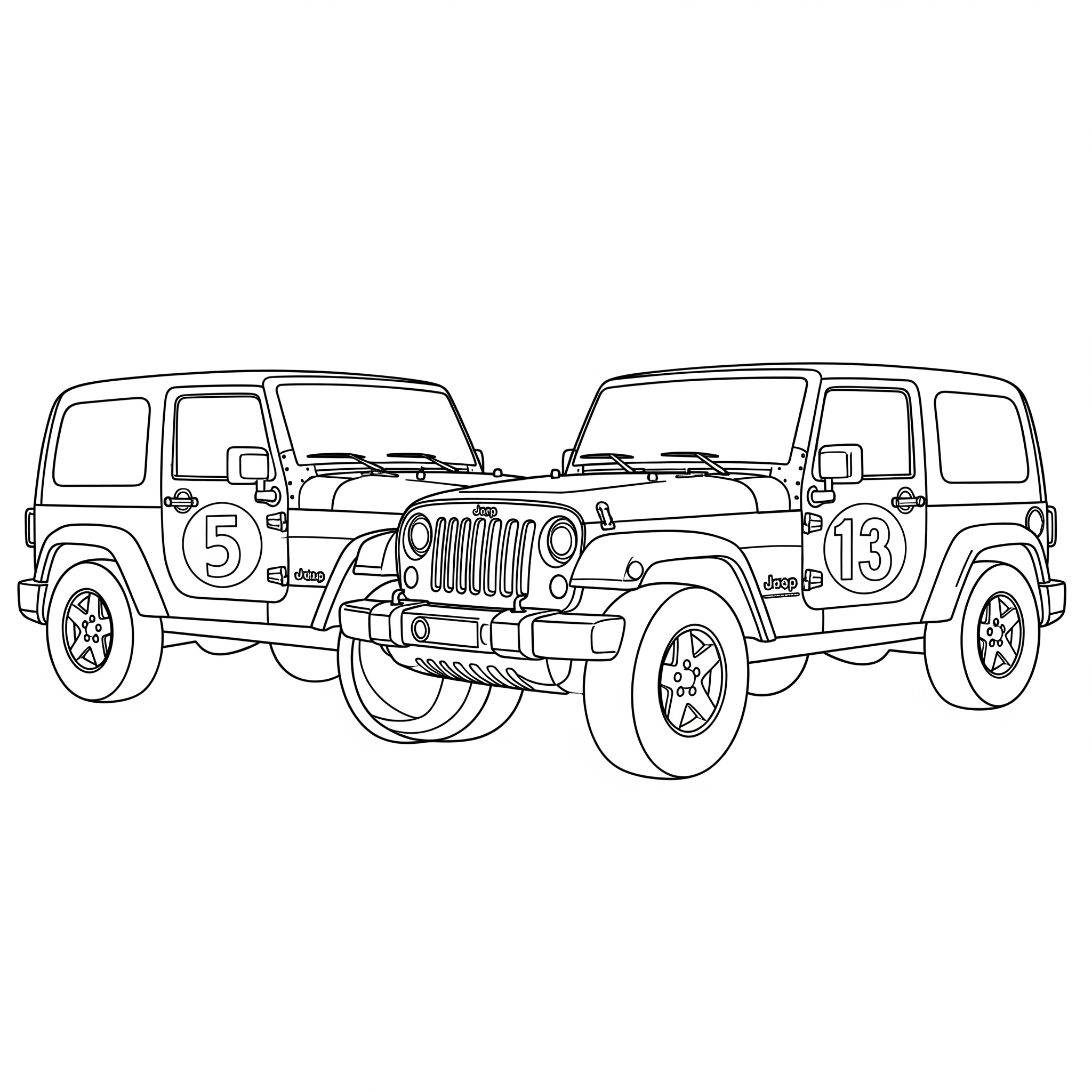 Jeep Coloring Pages 2 Jeep themed coloring pages