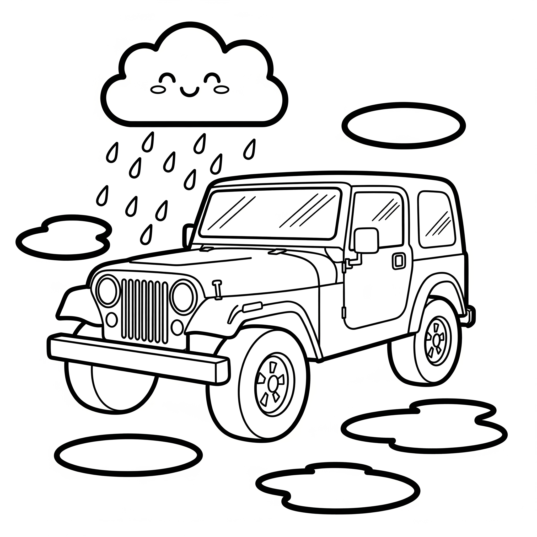 Jeep Coloring Pages 13 Jeep ornament coloring pages