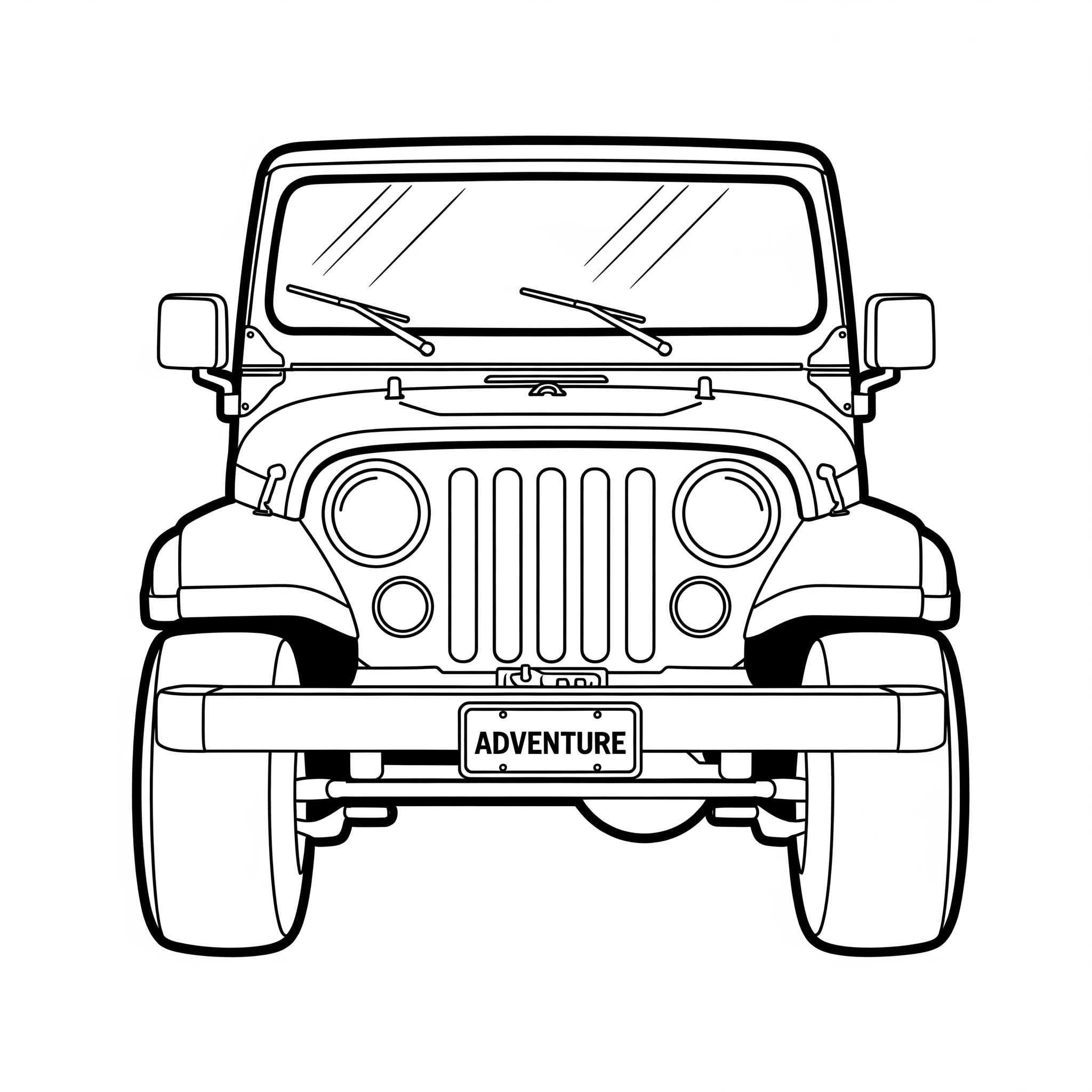 Jeep Coloring Pages 15 printable Jeep coloring pages 1
