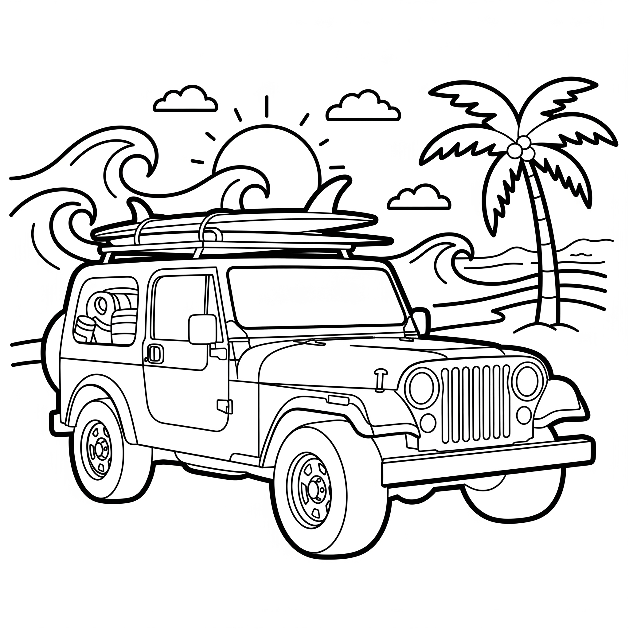 Jeep Coloring Pages 22 coloring Jeep pages