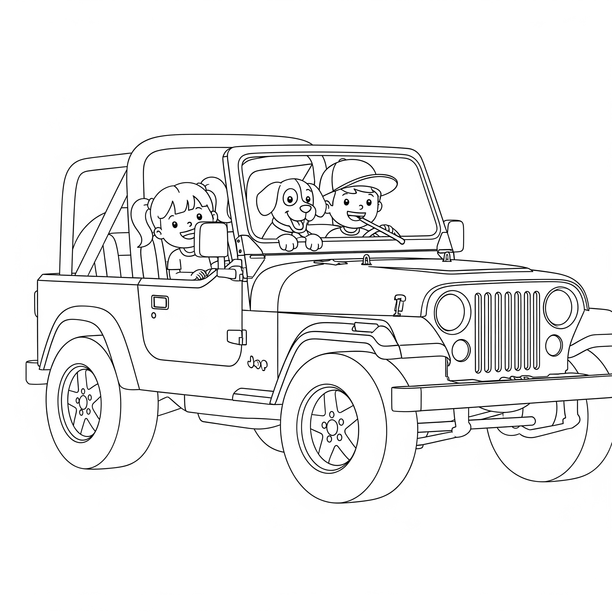 Jeep Coloring Pages 5 free Jeep coloring pages printable