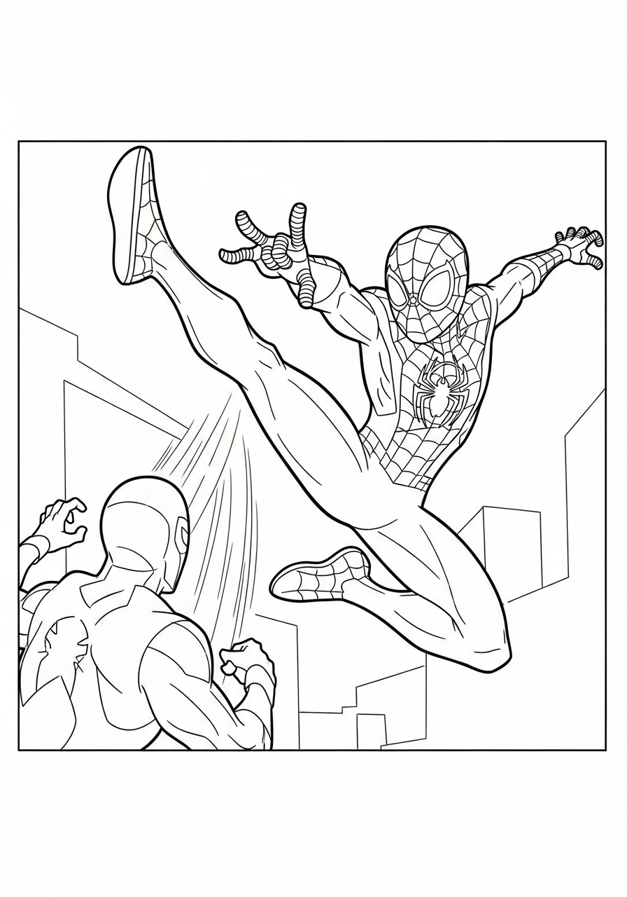 Miles Morales Coloring Pages 13 kids Miles Morales coloring pages