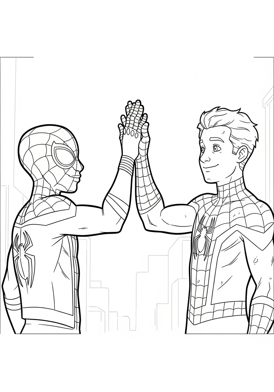 Miles Morales Coloring Pages 18 free printable Miles Morales coloring pages for adults 1