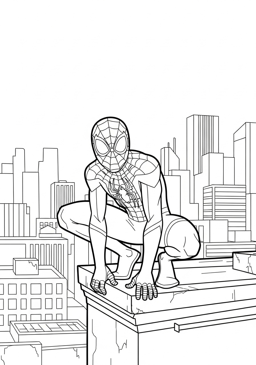 Miles Morales Coloring Pages 5 free coloring pages Miles Morales