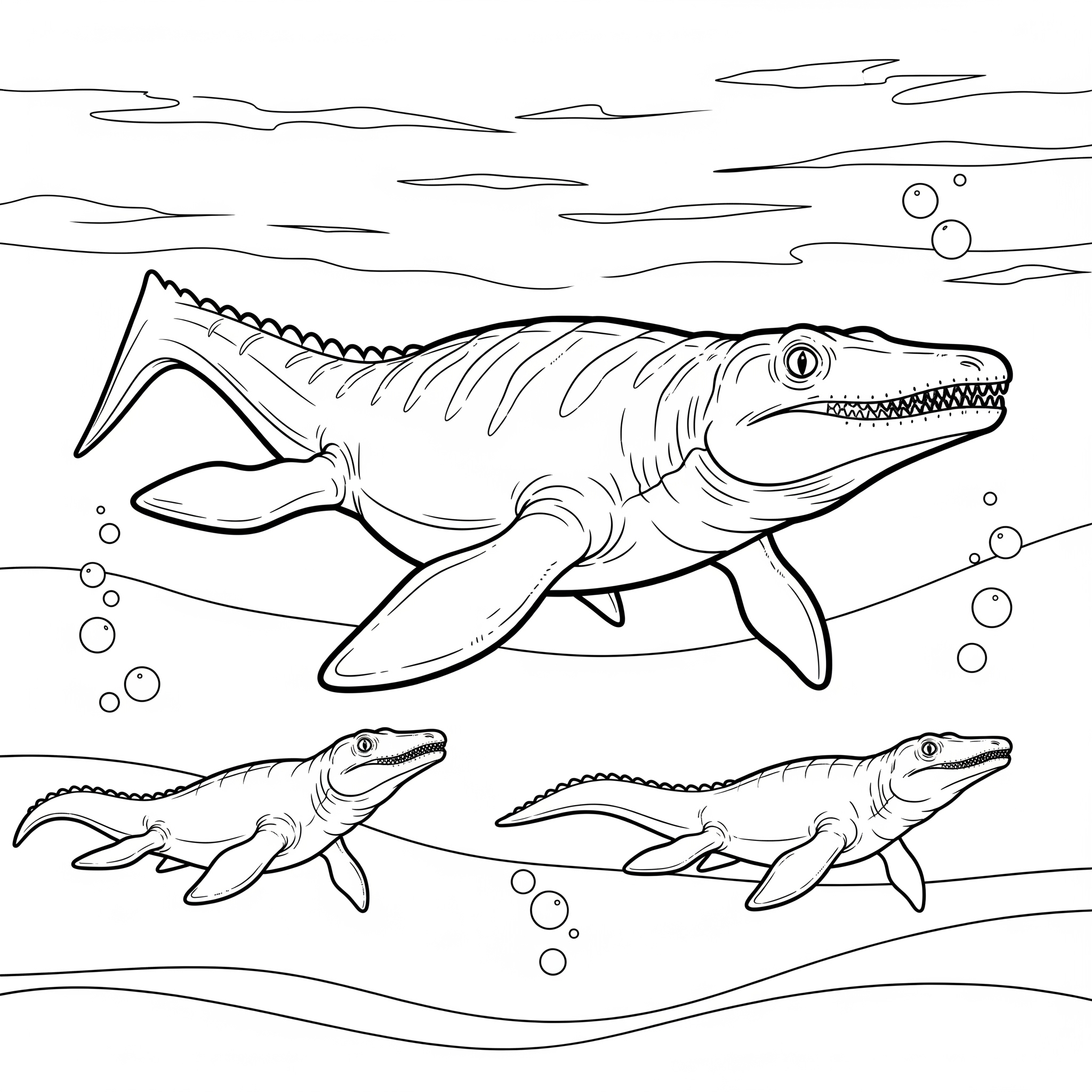 Mosasaurus Coloring Pages 12 Mosasaurus coloring pages for kids