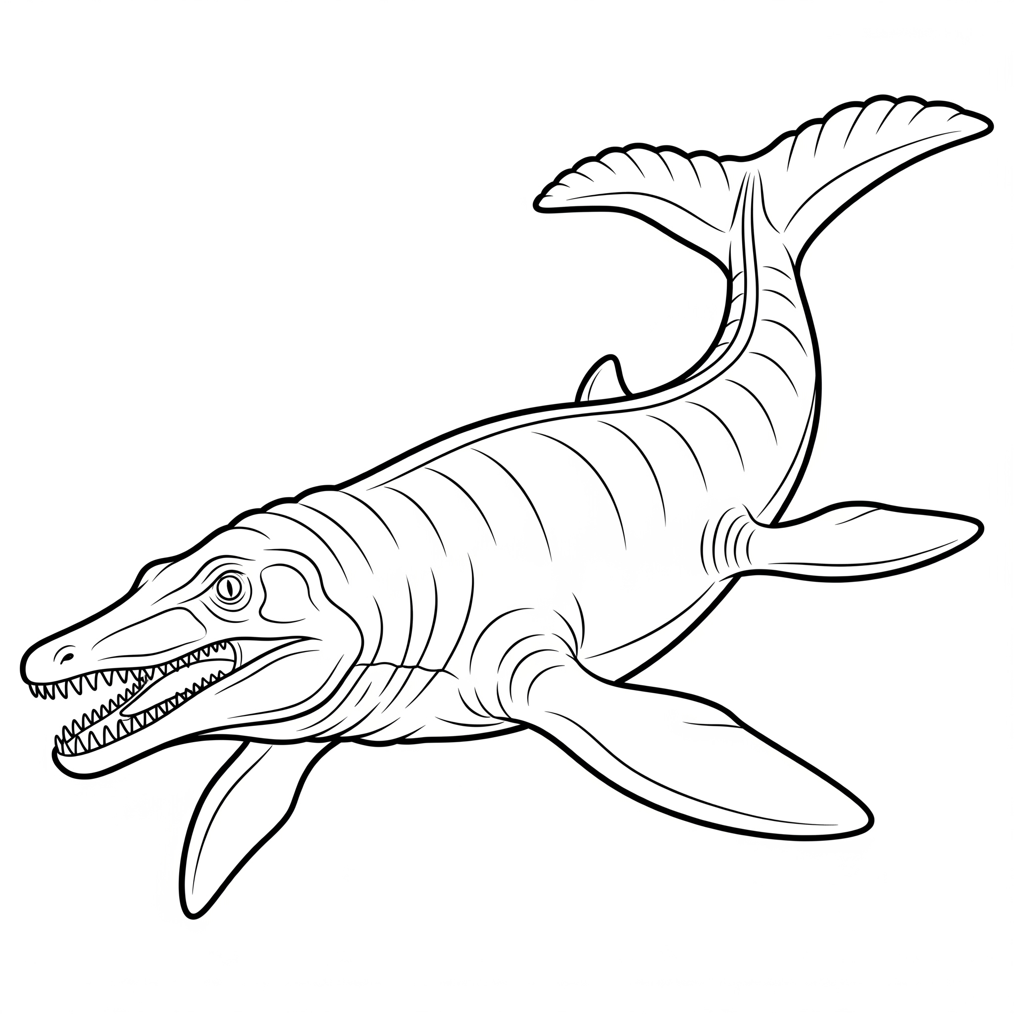 Mosasaurus Coloring Pages 4 coloring pages for Mosasaurus