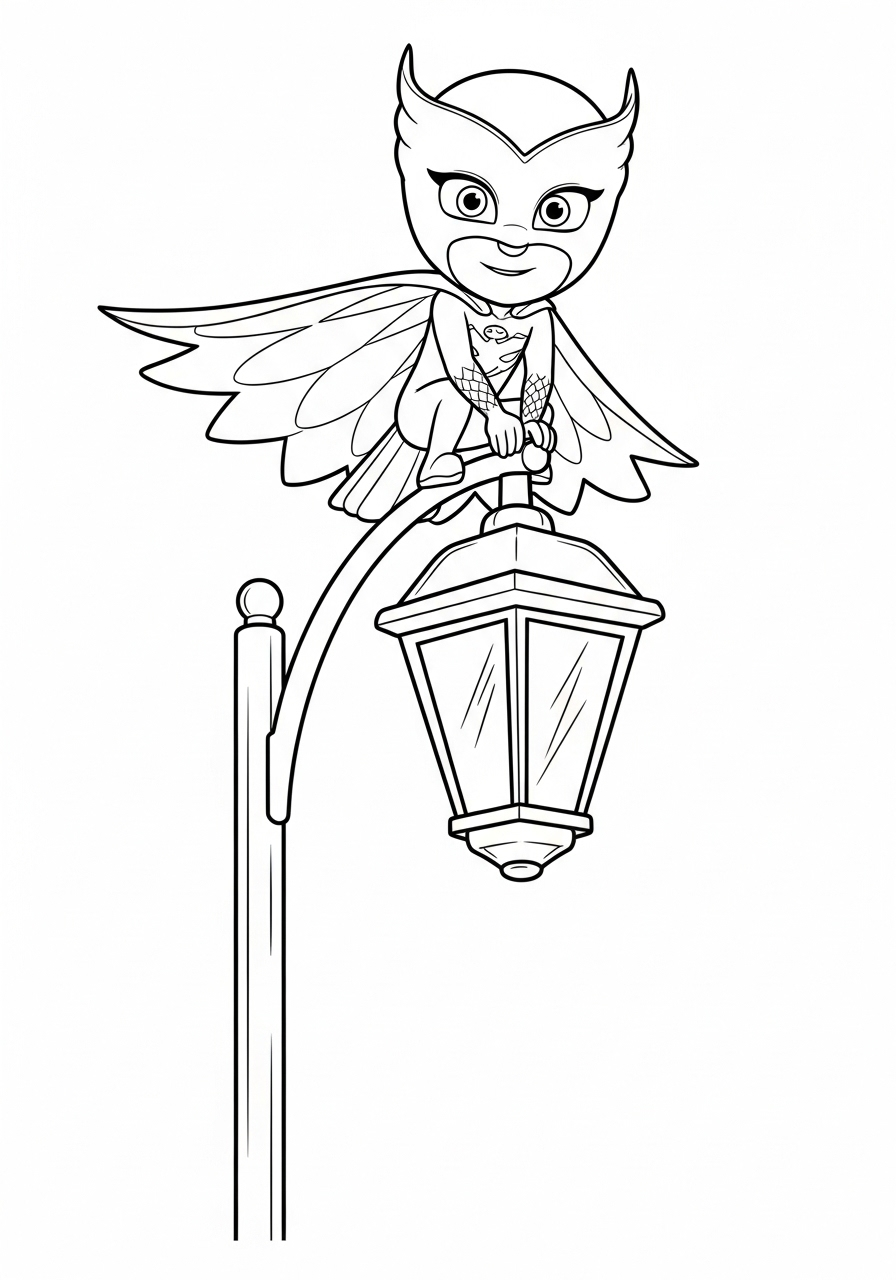 Owlette Coloring Pages 17 free Owlette tree coloring pages
