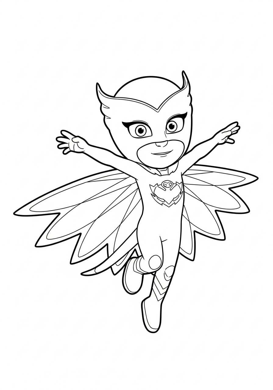 Owlette Coloring Pages 19 detailed Owlette coloring pages for adults