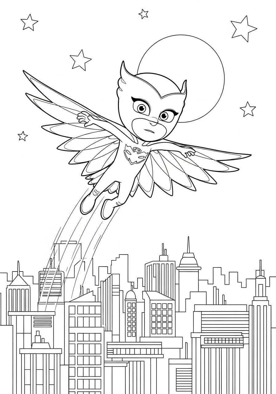 Owlette Coloring Pages 3 free Owlette printable coloring pages
