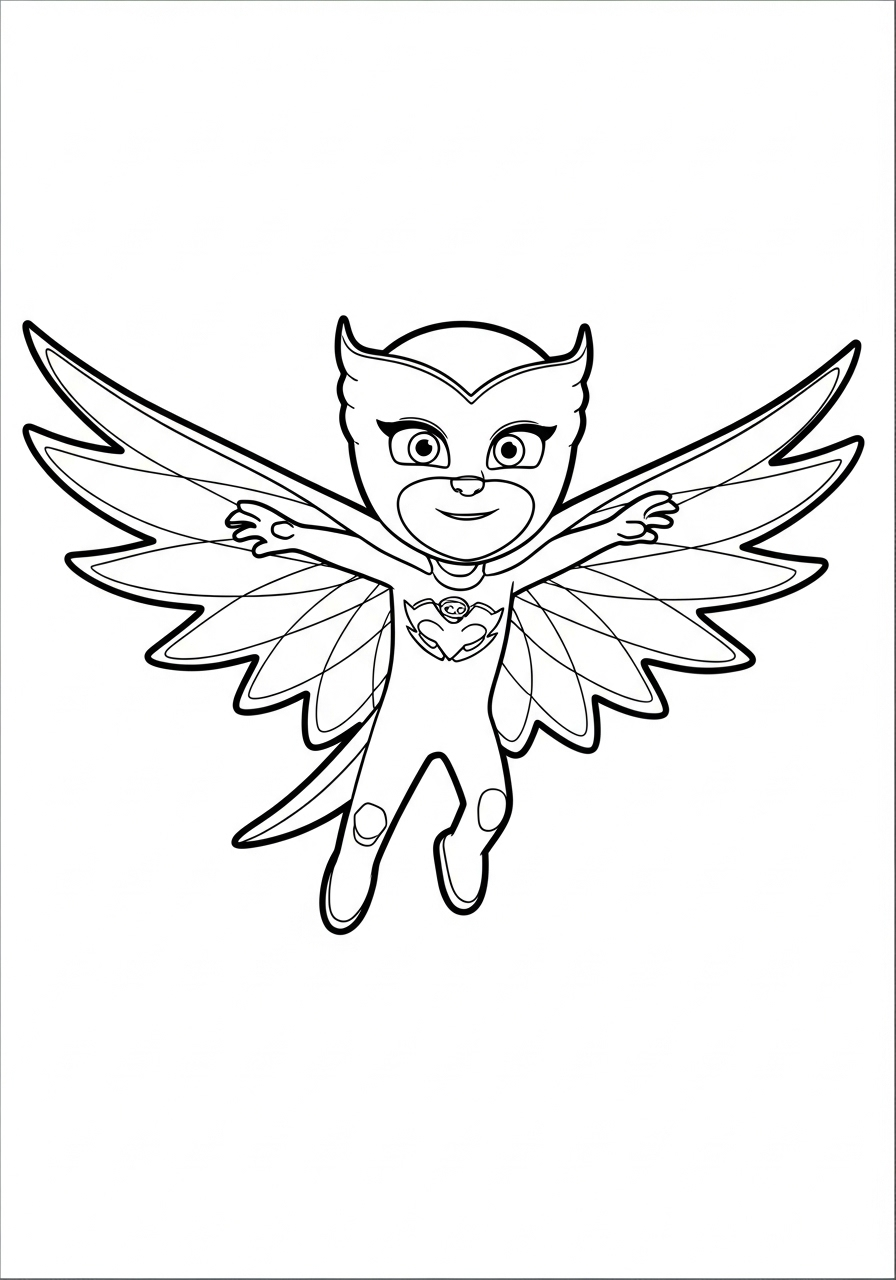 Owlette Coloring Pages 5 Owlette coloring pages for adults