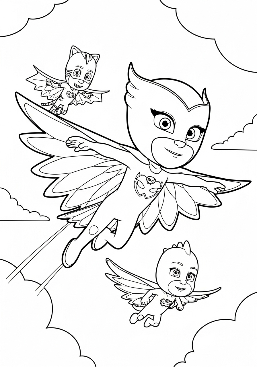 Owlette Coloring Pages 8 free Owlette coloring pages