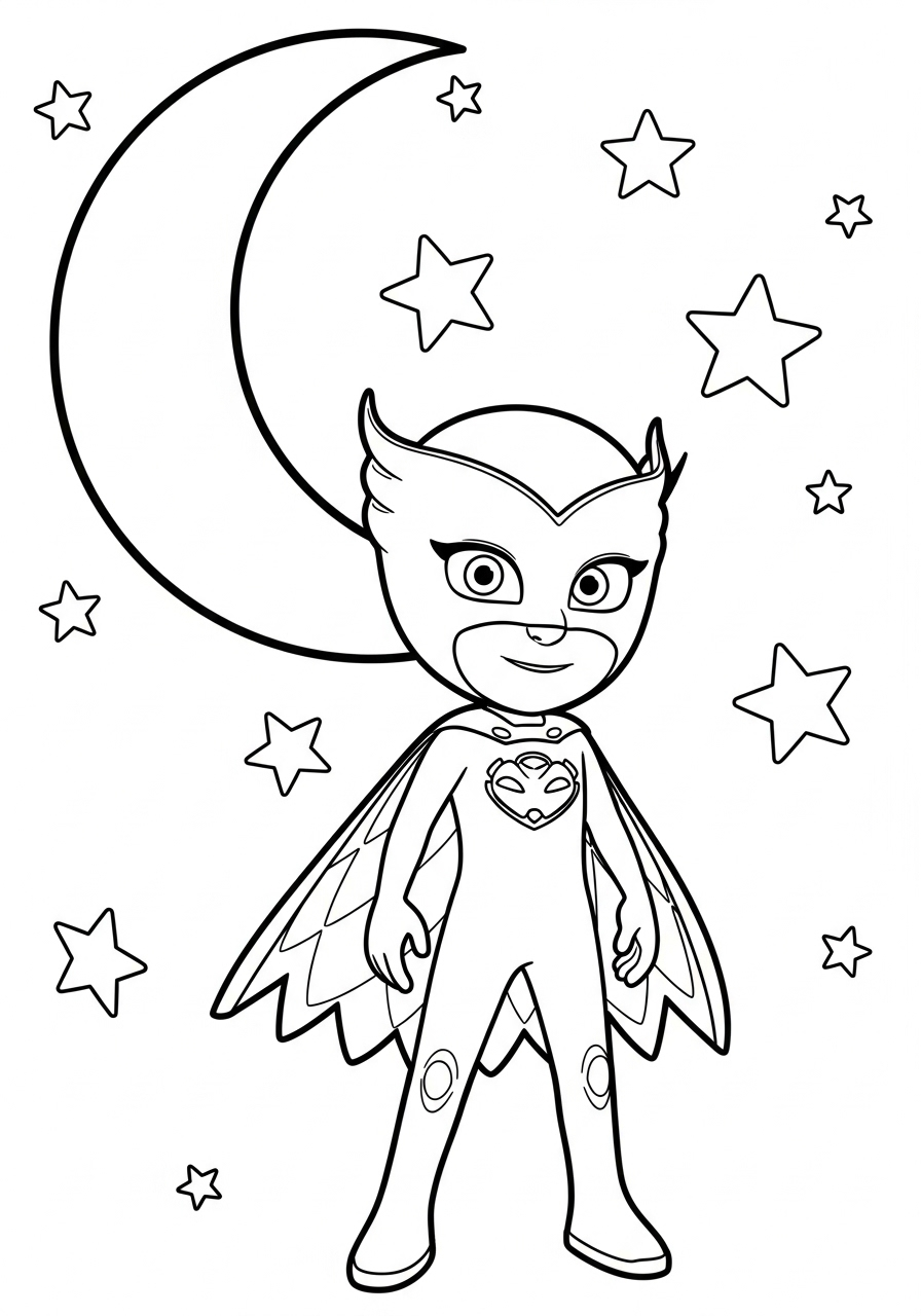 Owlette Coloring Pages 9 detailed Owlette coloring pages