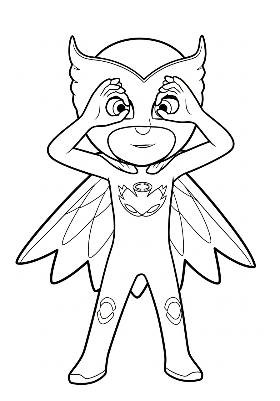 Owlette Coloring Pages 10 free Owlette coloring pages for kids
