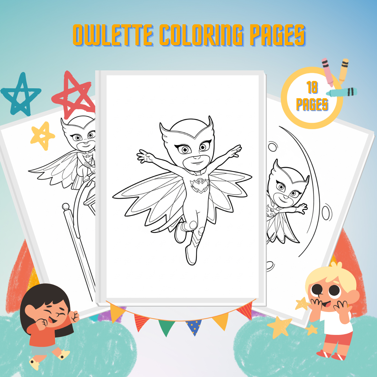 Owlette Coloring Pages thumbnail