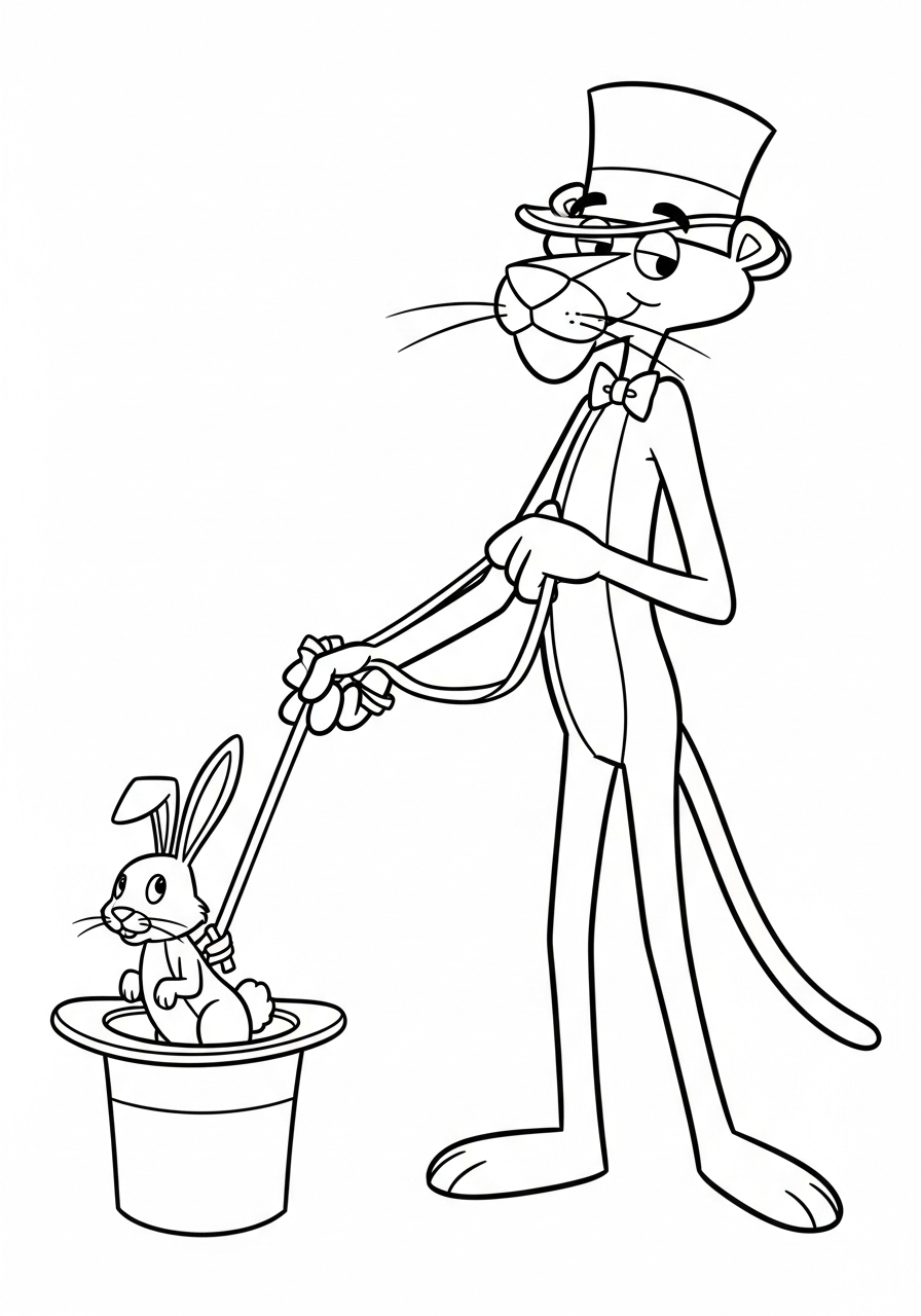 Pink Panther Coloring Pages 11 Pink Panther coloring pages for adults