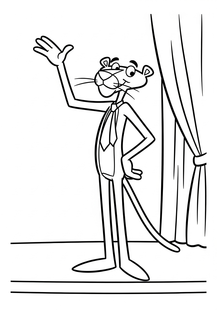 Pink Panther Coloring Pages 12 Pink Panther coloring pages