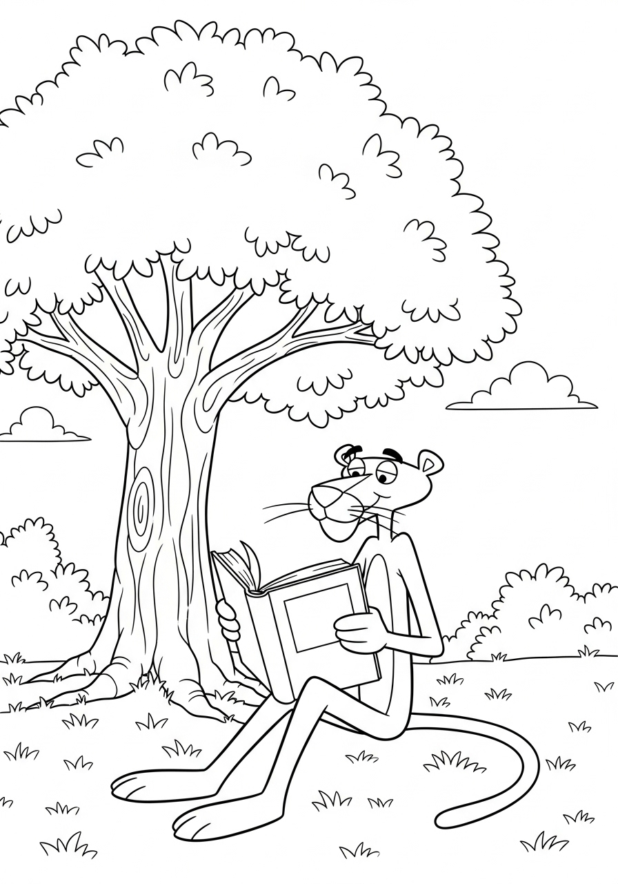 Pink Panther Coloring Pages 14 Pink Panther coloring pages pdf